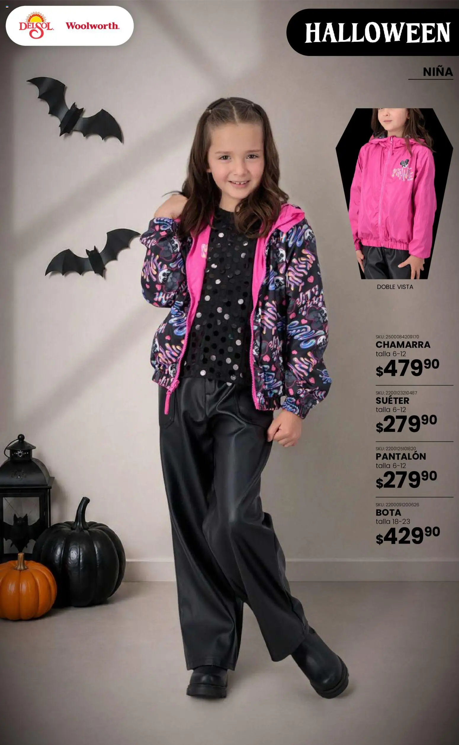 Vista previa las ofertas de la tienda Del Sol y Woolworth - Del Sol y Woolworth catálogo Halloween desde el 22/10/2026 