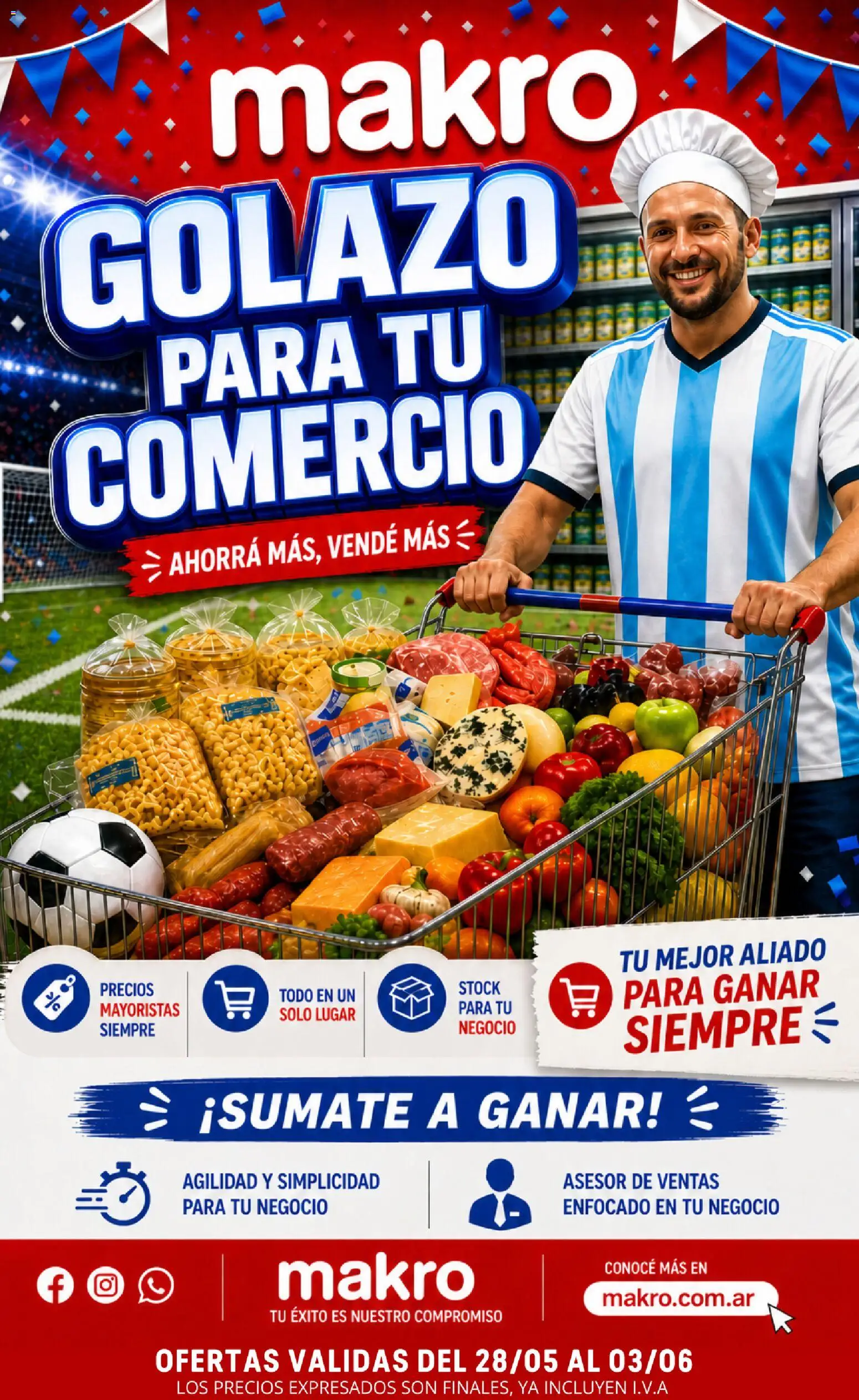 Vista previa del folleto de la tienda Makro válido desde el 28/05/2026 
