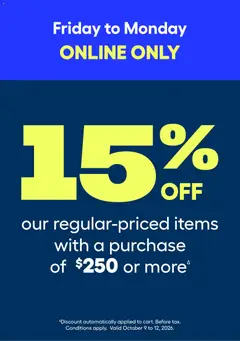 Un aperçu du dépliant Rona weekly flyer du magasin Rona est valide à partir 1 oct. 2026