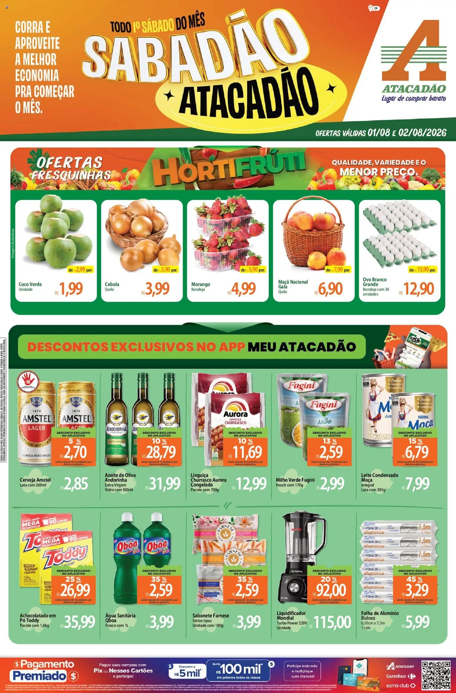 Pré-Visualização do folheto "Atacadão ofertas - DF" da loja Atacadão válido a partir de 01/08/2026