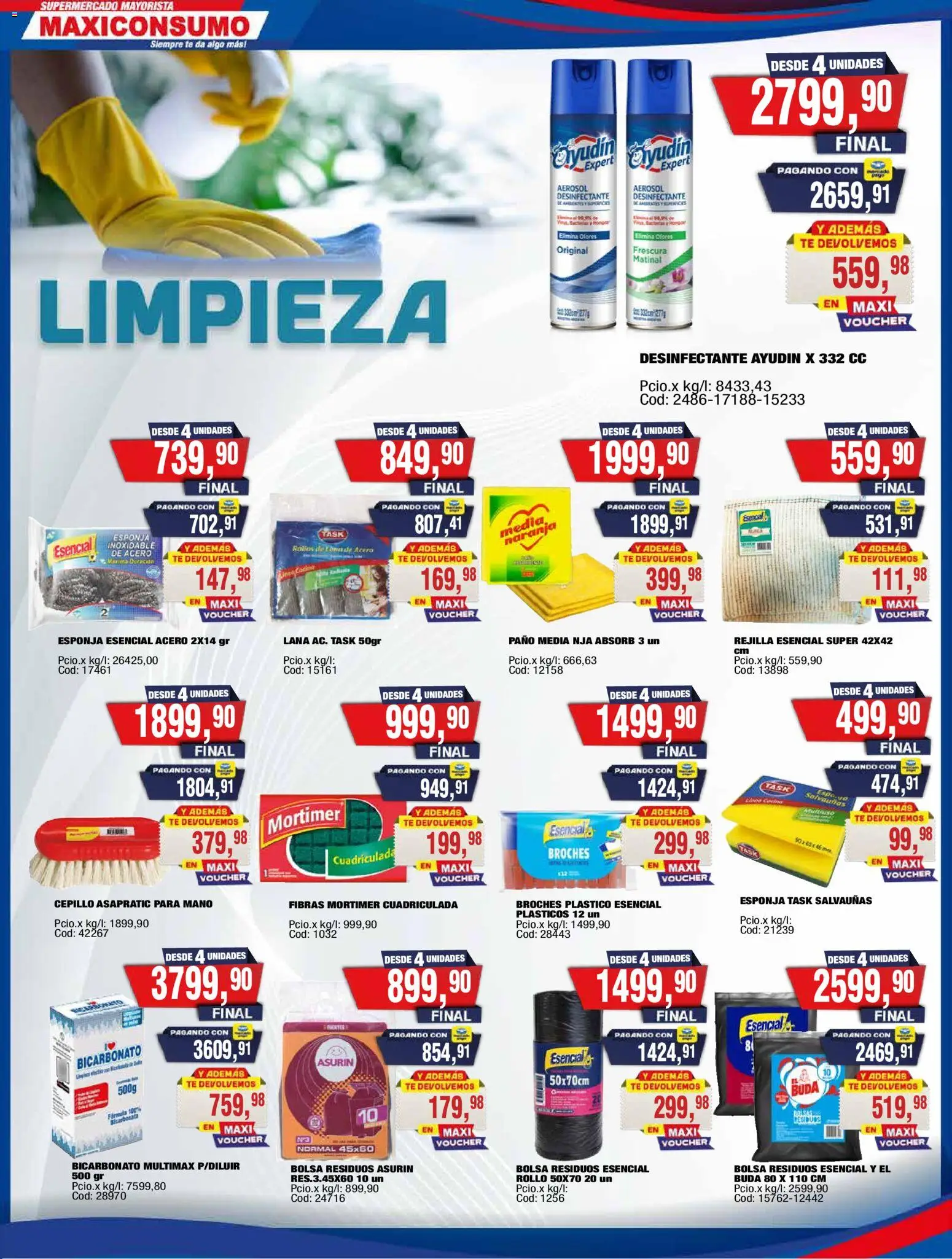 Vista previa del folleto de la tienda Maxiconsumo válido desde el 26/10/2026 