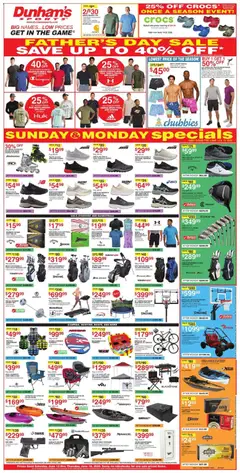 Ad Preview of Dunham's Sports Dunham's Sports Weekly Ad from 06/13/2026