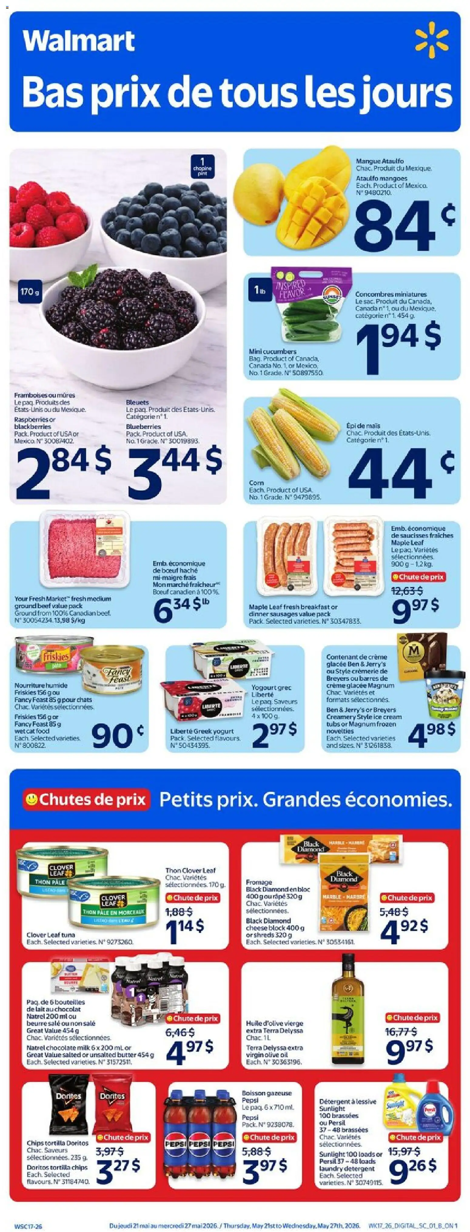 Preview of leaflet Walmart circulaire from shop Walmart is valid from May 21, 2026