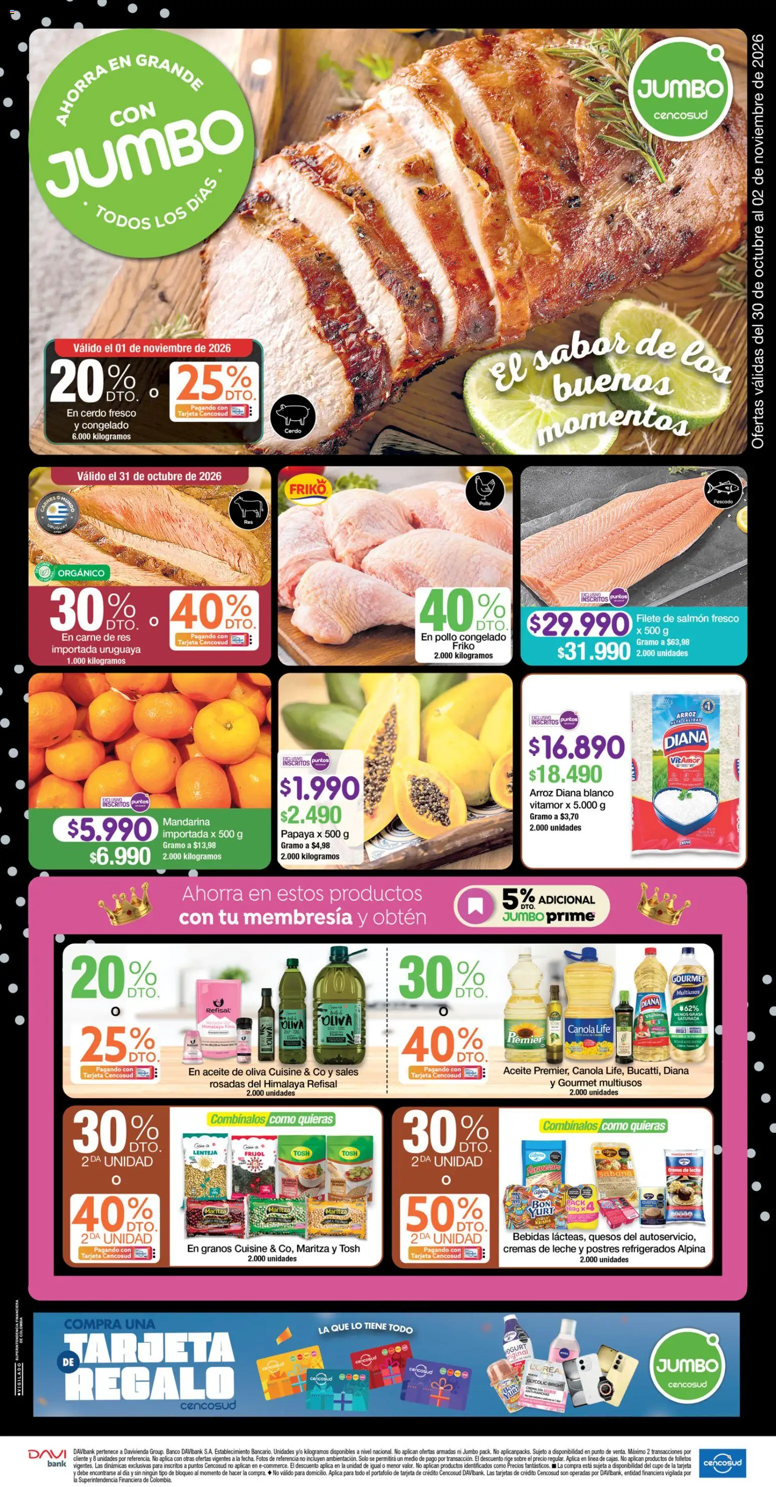  Vista previa del prospecto Jumbo catálogo Ofertas del almacen Jumbo válida del 30/10/2026 al 02/11/2026