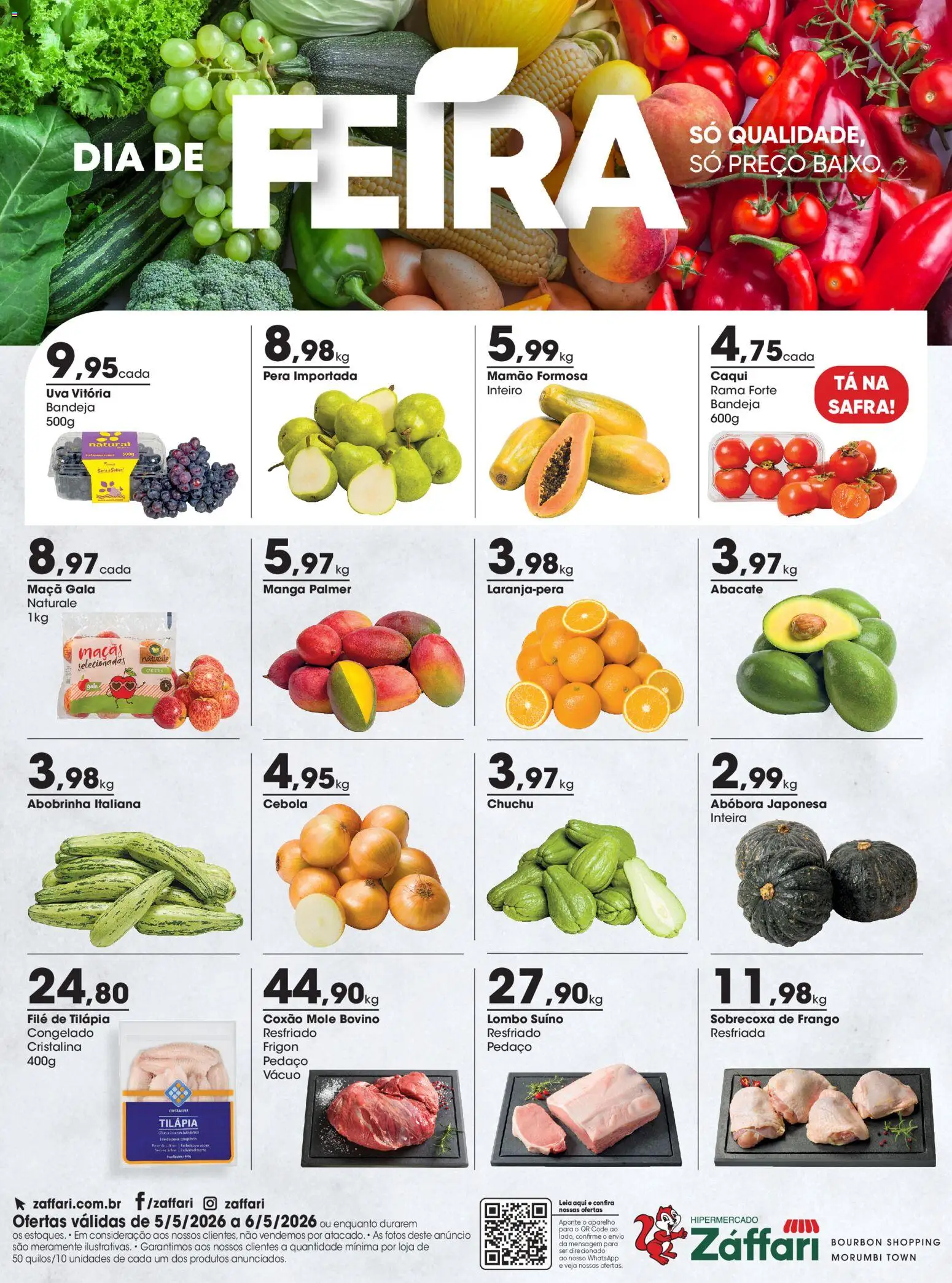 Pré-Visualização do folheto "Zaffari ofertas Dia de Feira - SP" da loja Zaffari válido a partir de 05/05/2026