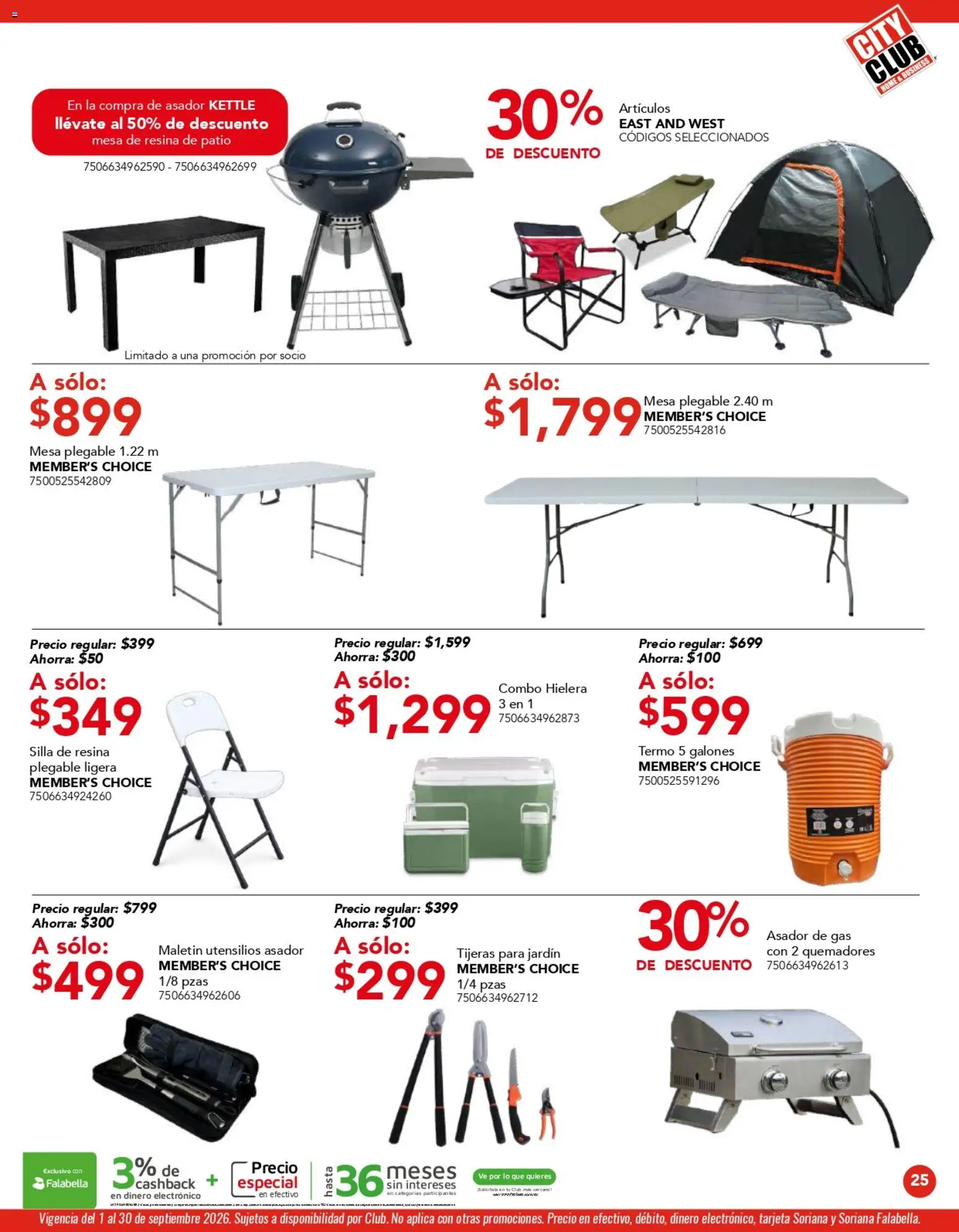 Vista previa las ofertas de la tienda City Club - City Club catálogo desde el 01/09/2026 