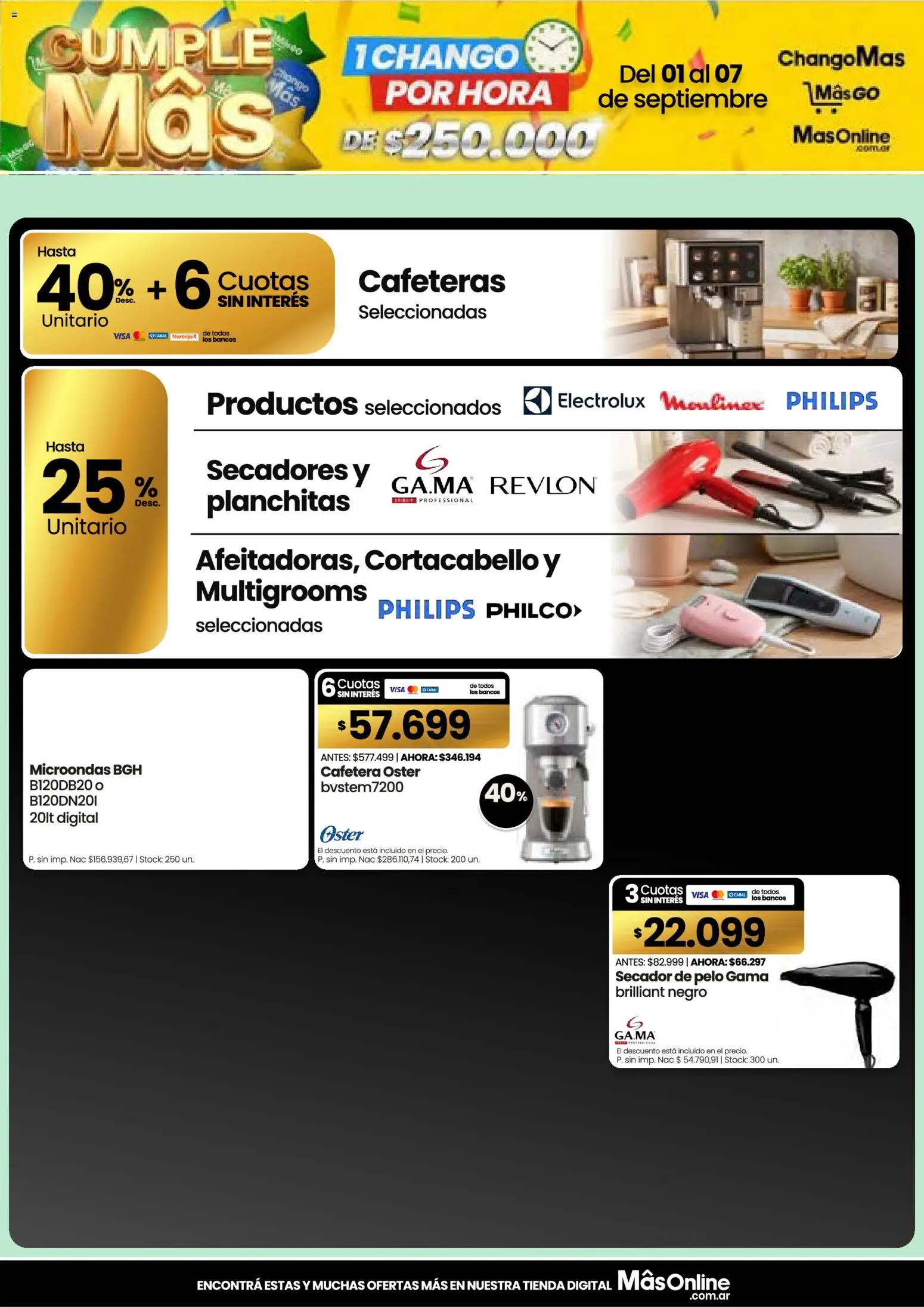 Vista previa del folleto de la tienda Changomas válido desde el 01/09/2026 