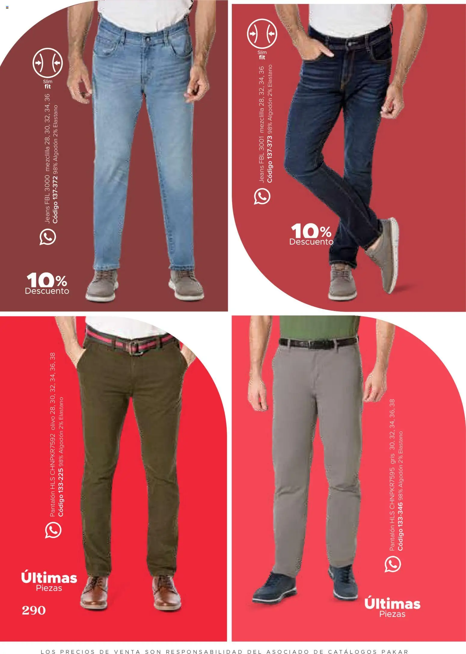 Vista previa las ofertas de la tienda SC Pakar - SC Pakar catálogo Ropa desde el 31/07/2026 