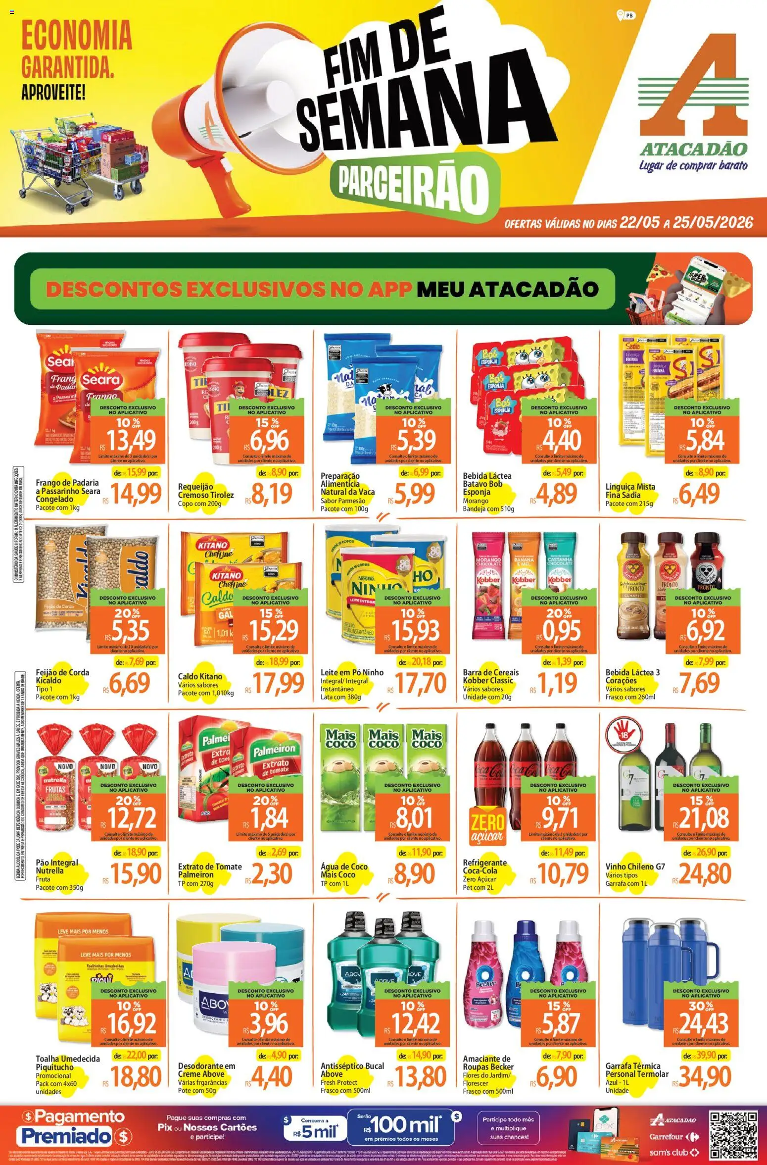 Pré-Visualização do folheto "Atacadão ofertas - PB" da loja Atacadão válido a partir de 22/05/2026