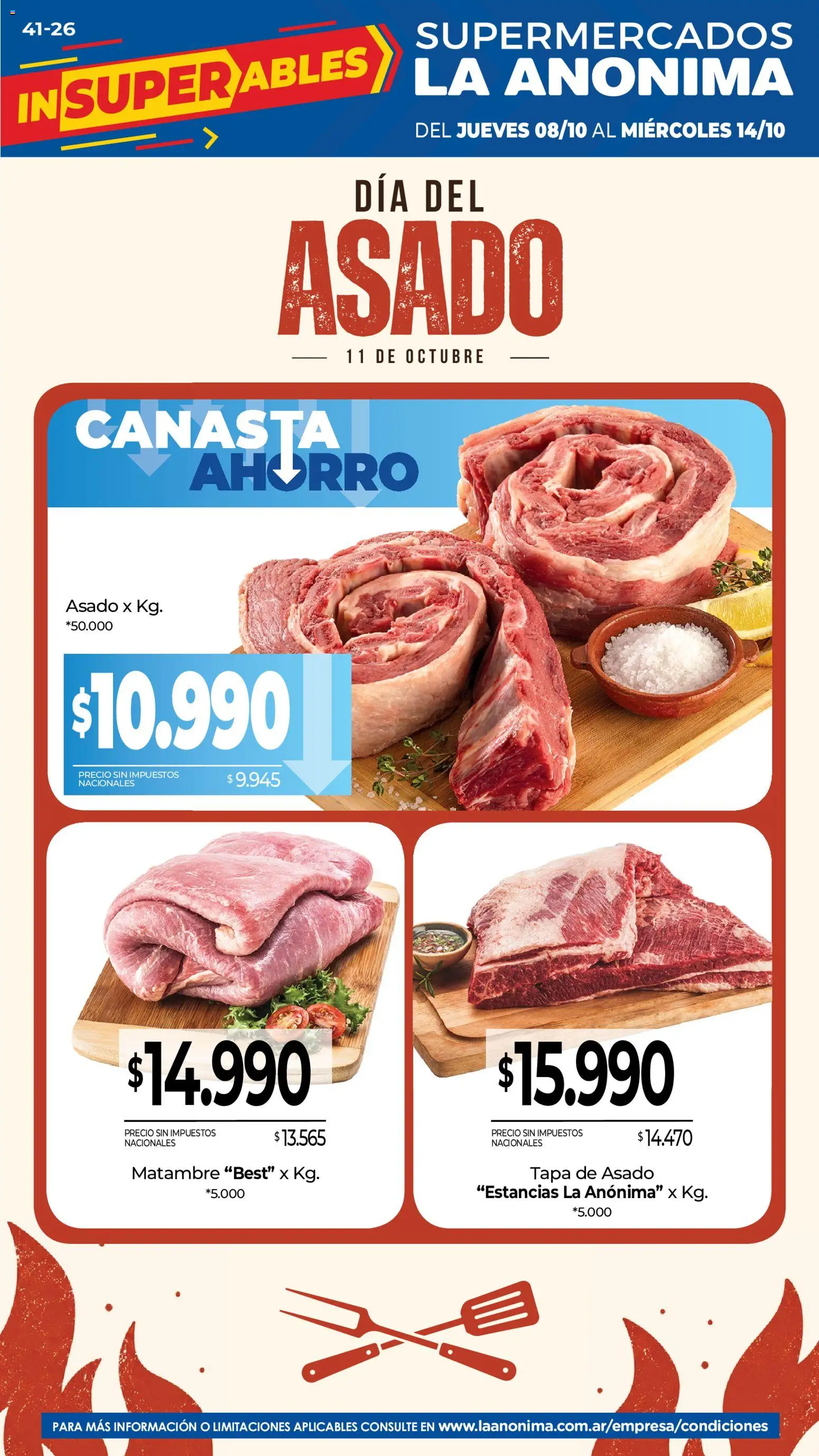 Vista previa del folleto de la tienda La Anonima válido desde el 08/10/2026 