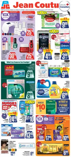 Preview of leaflet Jean Coutu weekly flyer from shop Jean Coutu is valid from Oct 01, 2026