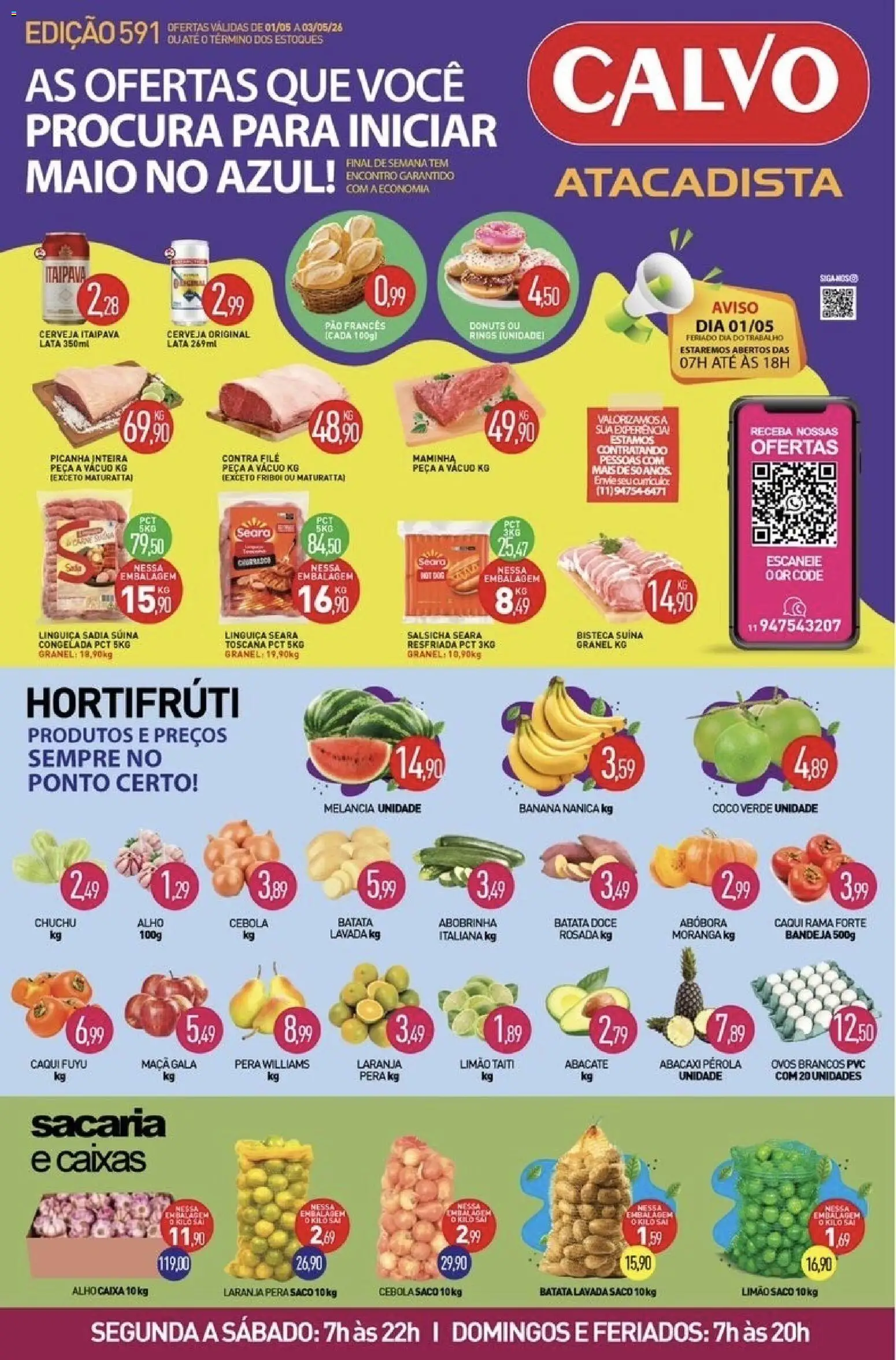 Pré-Visualização do folheto "Calvo Atacadista - Ofertas da semana" da loja Calvo Atacadista válido a partir de 01/05/2026