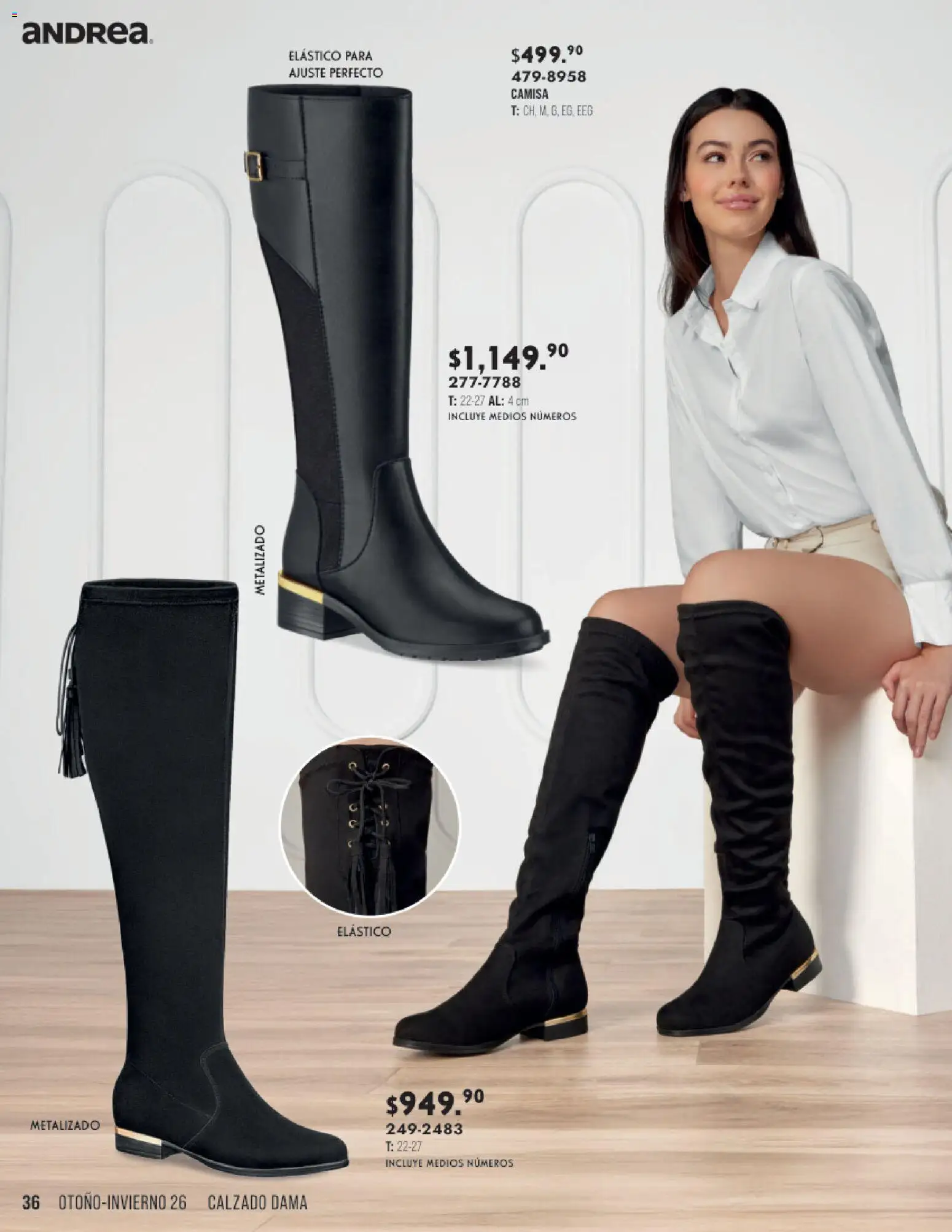 Vista previa las ofertas de la tienda Andrea - Andrea catálogo Otoño Invierno desde el 23/08/2026 
