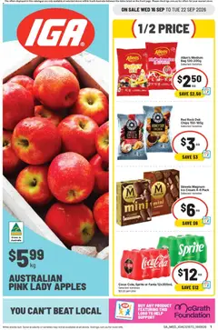 Preview of catalogue IGA catalogue Leabrook from shop IGA valid 16/09/2026