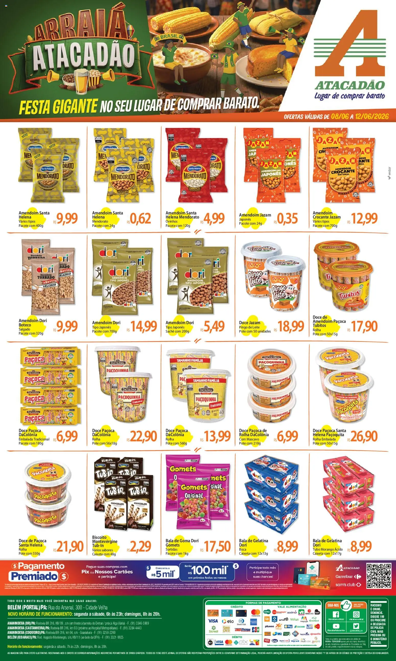 Pré-Visualização do folheto "Atacadão ofertas - PA" da loja Atacadão válido a partir de 08/06/2026