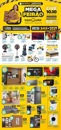 Pré-Visualização do folheto "Lojas Solar - Ofertas atuais" da loja Lojas Solar válido a partir de 01/10/2026