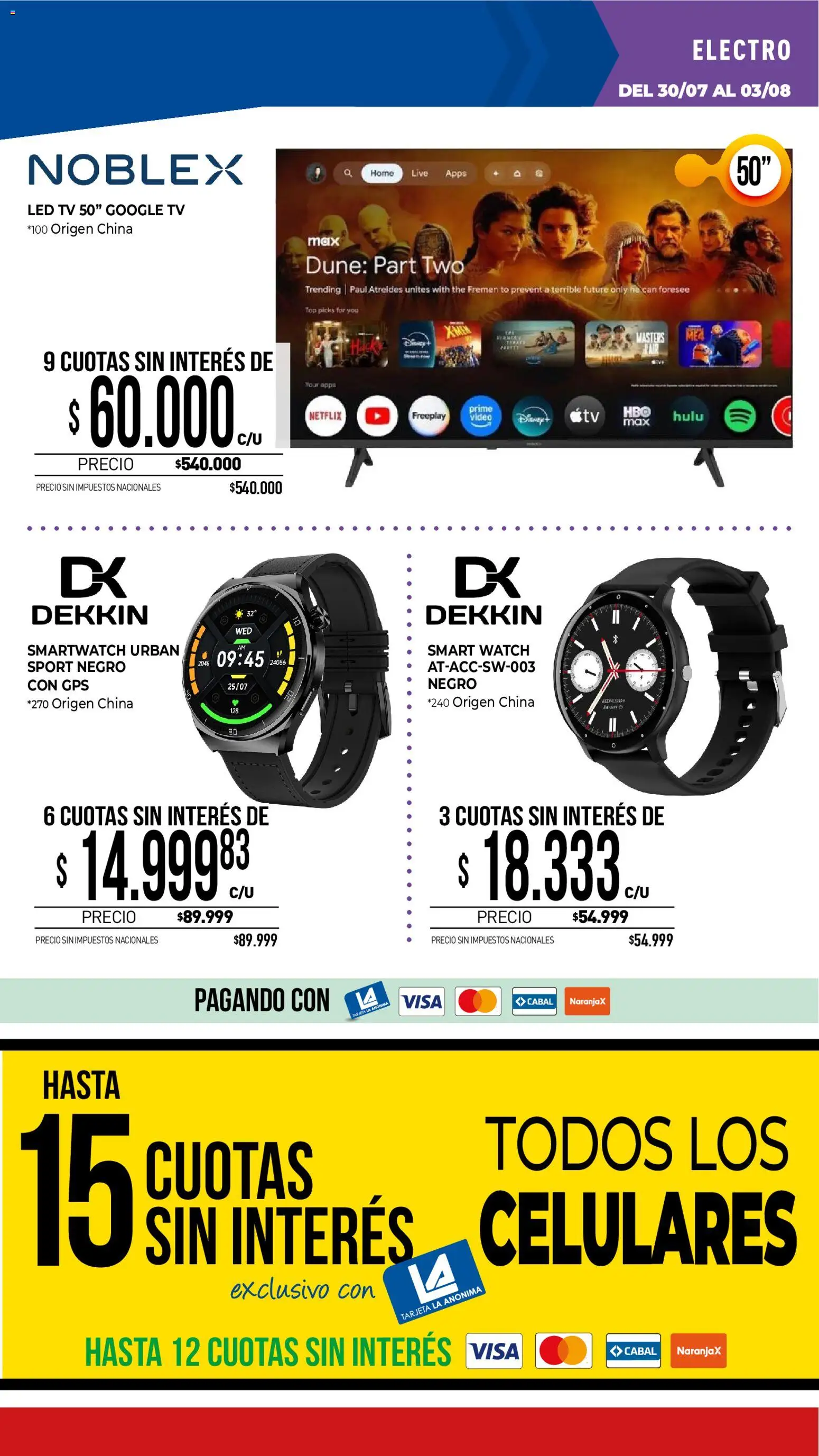 Vista previa del folleto de la tienda La Anonima válido desde el 30/07/2026 