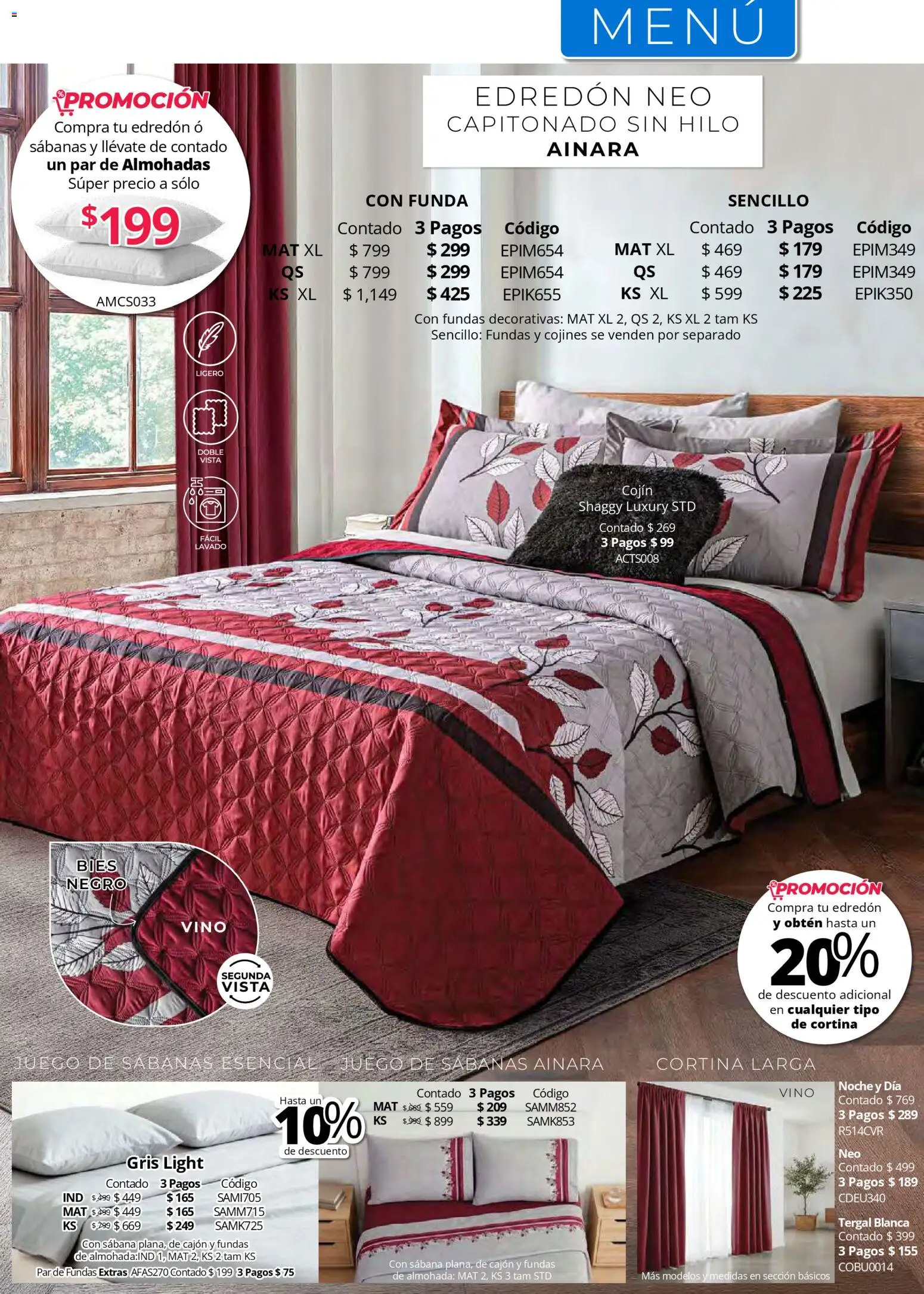 Vista previa las ofertas de la tienda Colchas Concord - Colchas Concord catálogo desde el 01/05/2026 
