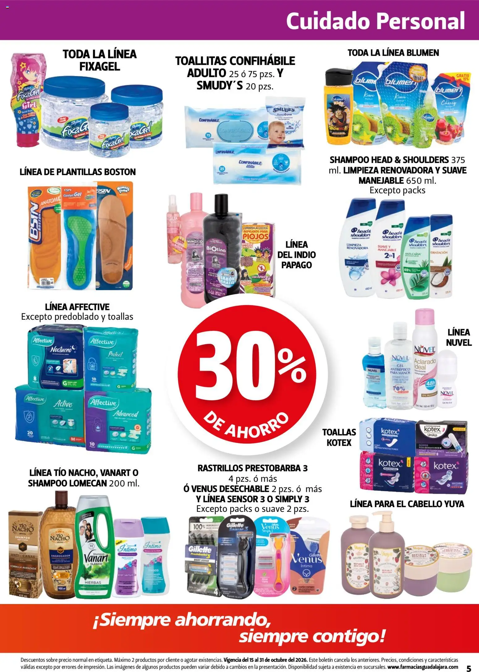 Vista previa las ofertas de la tienda Farmacia Guadalajara - Farmacia Guadalajara catálogo desde el 15/10/2026 