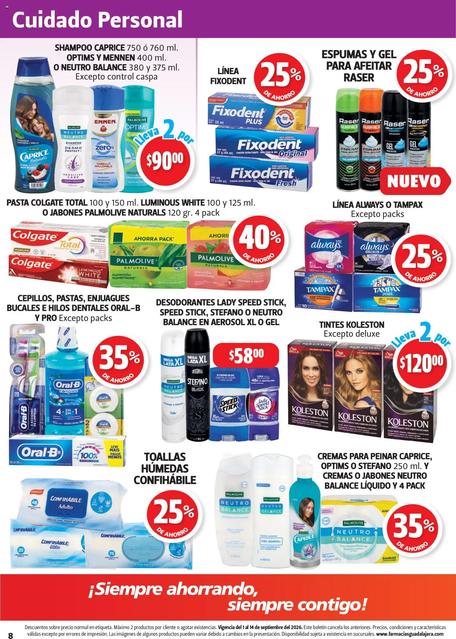 Vista previa las ofertas de la tienda Farmacia Guadalajara - Farmacia Guadalajara catálogo desde el 01/09/2026 