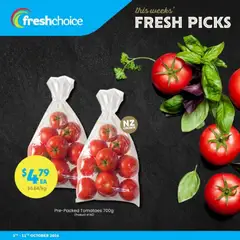 Preview of catalogue FreshChoice catalogue from shop FreshChoice valid 5 Oct 2026