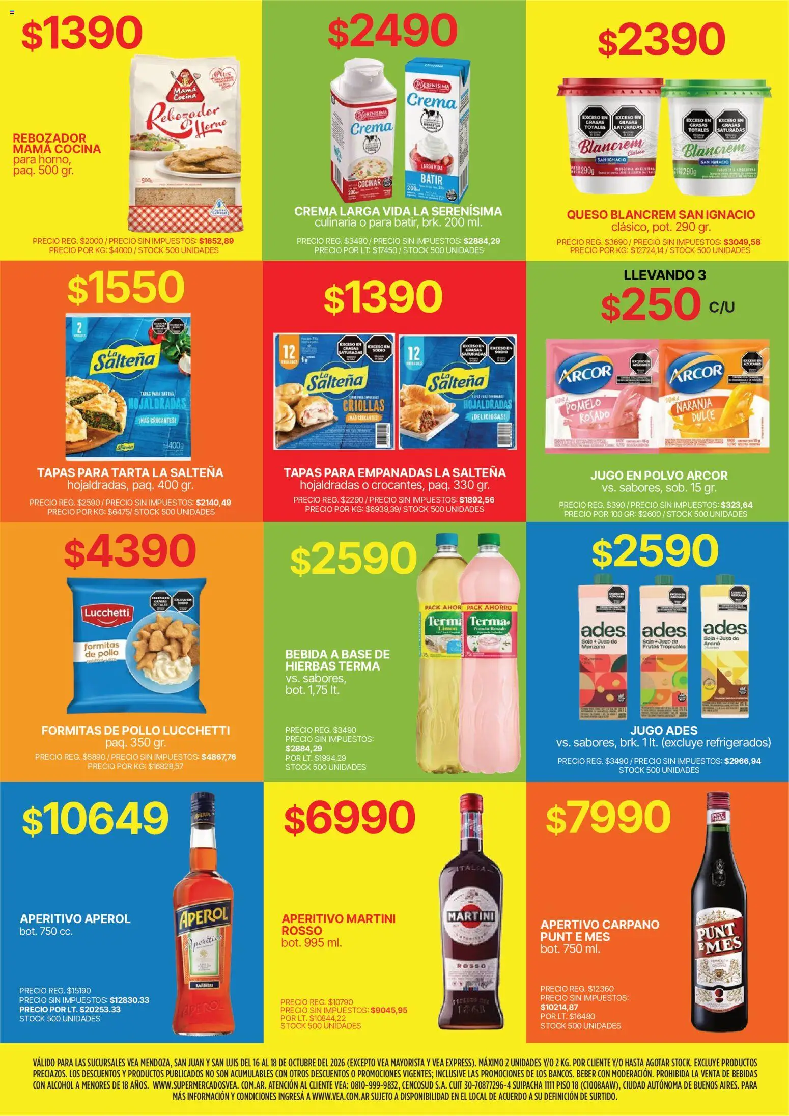 Vista previa del folleto de la tienda Vea válido desde el 16/10/2026 