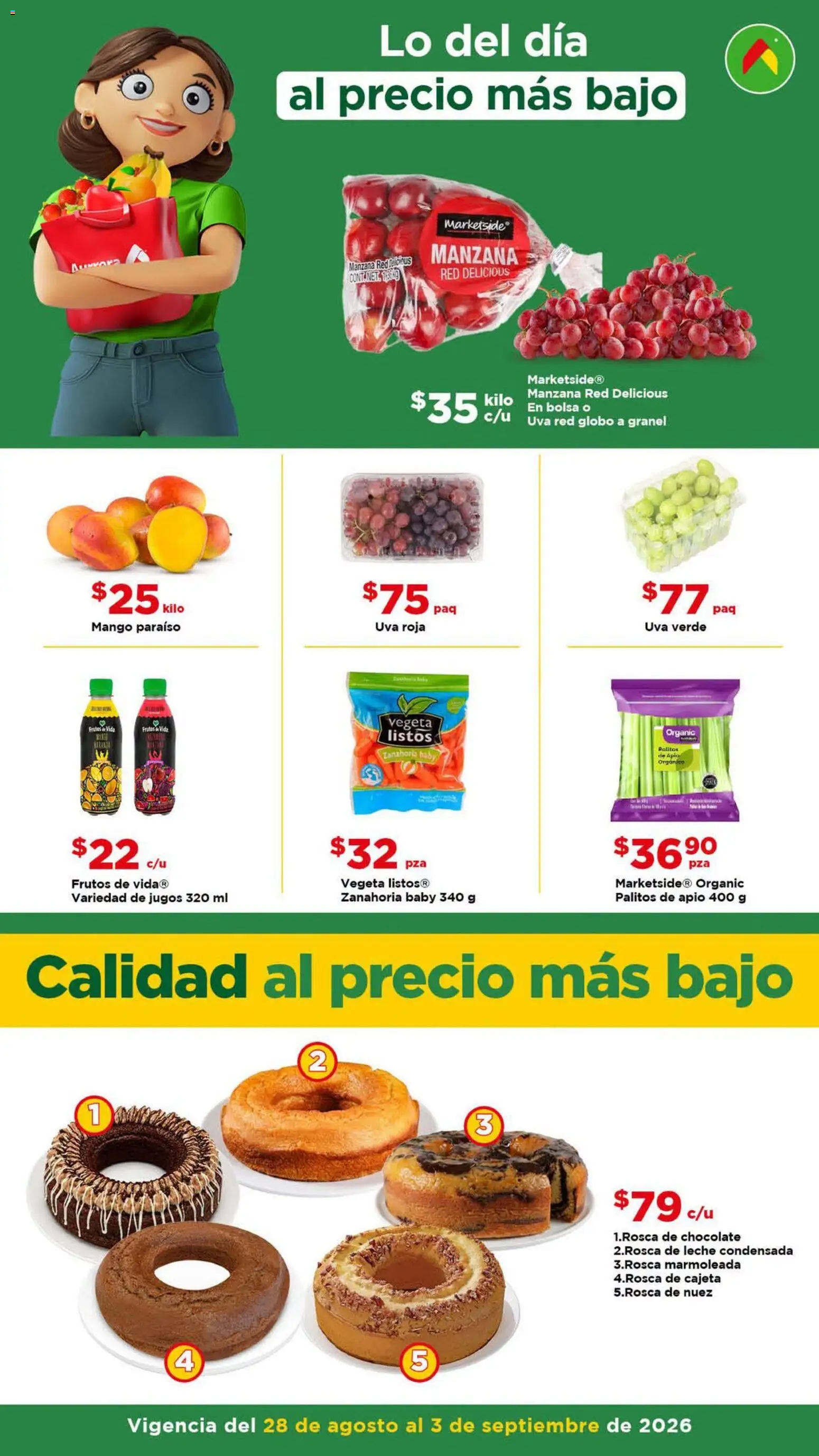 Vista previa las ofertas de la tienda Bodega Aurrerá - Bodega Aurrerá folleto Precio más bajo siempre desde el 28/08/2026 