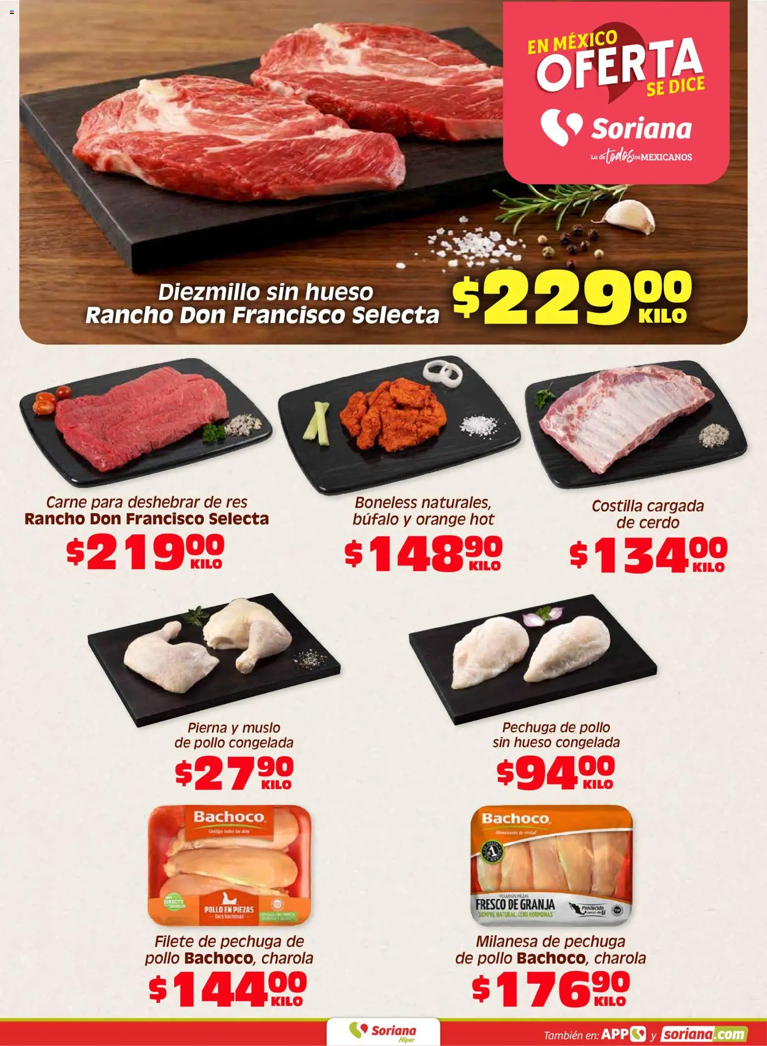 Vista previa las ofertas de la tienda Soriana - Soriana Fin de Semana Híper: Saltillo y Torreón desde el 07/08/2026 