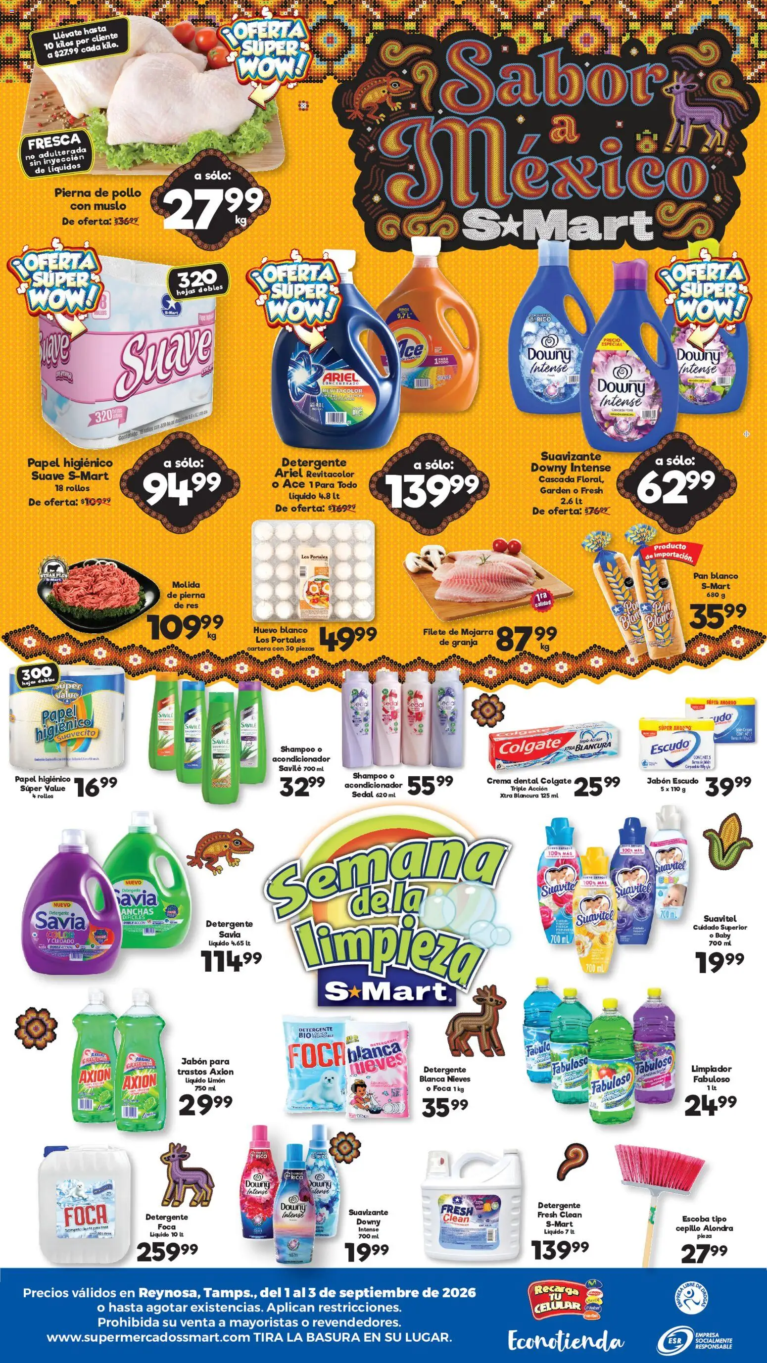 Vista previa las ofertas de la tienda S-Mart - S-Mart folleto Reynosa desde el 01/09/2026 