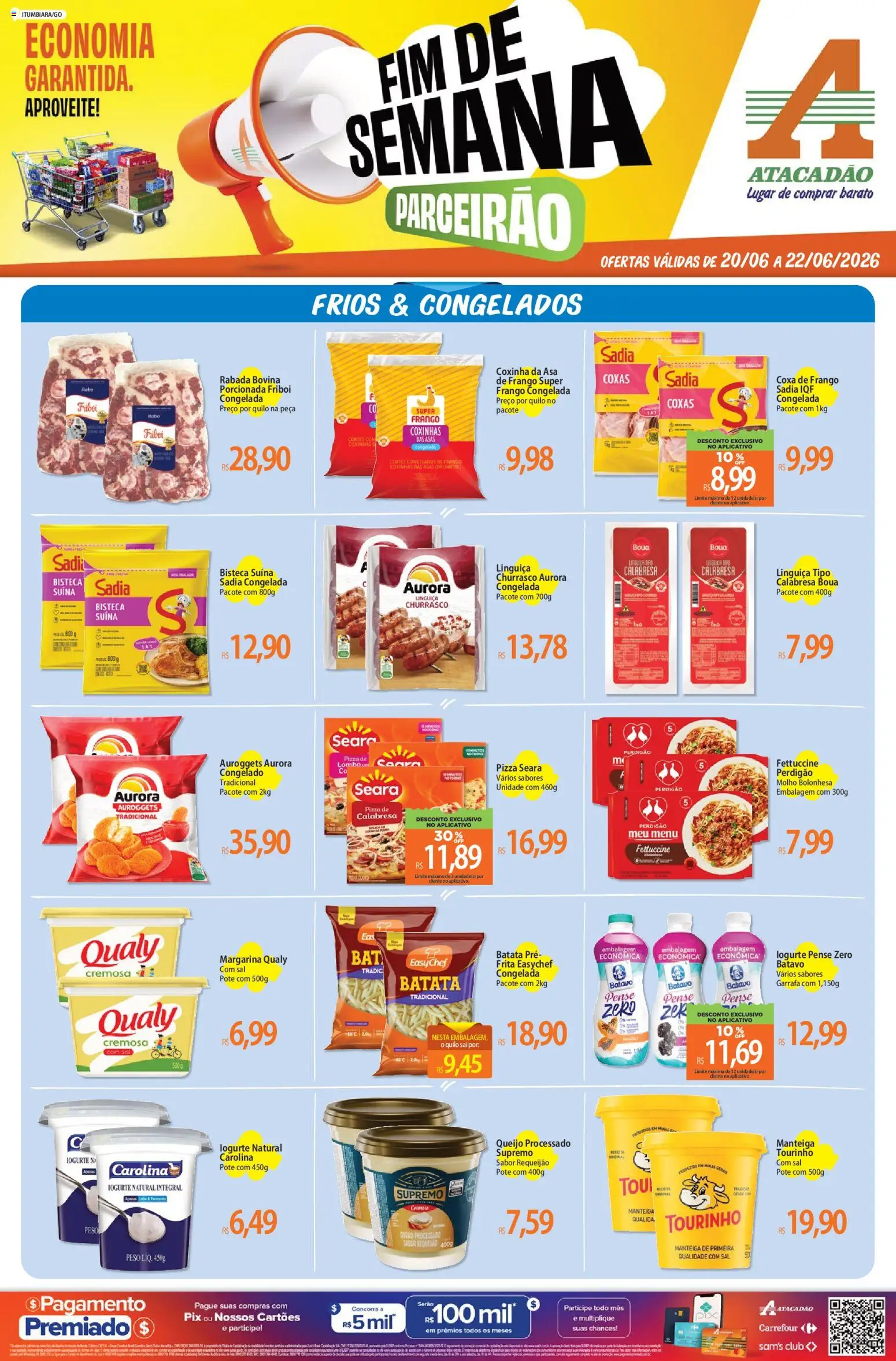 Pré-Visualização do folheto "Atacadão ofertas - GO" da loja Atacadão válido a partir de 20/06/2026