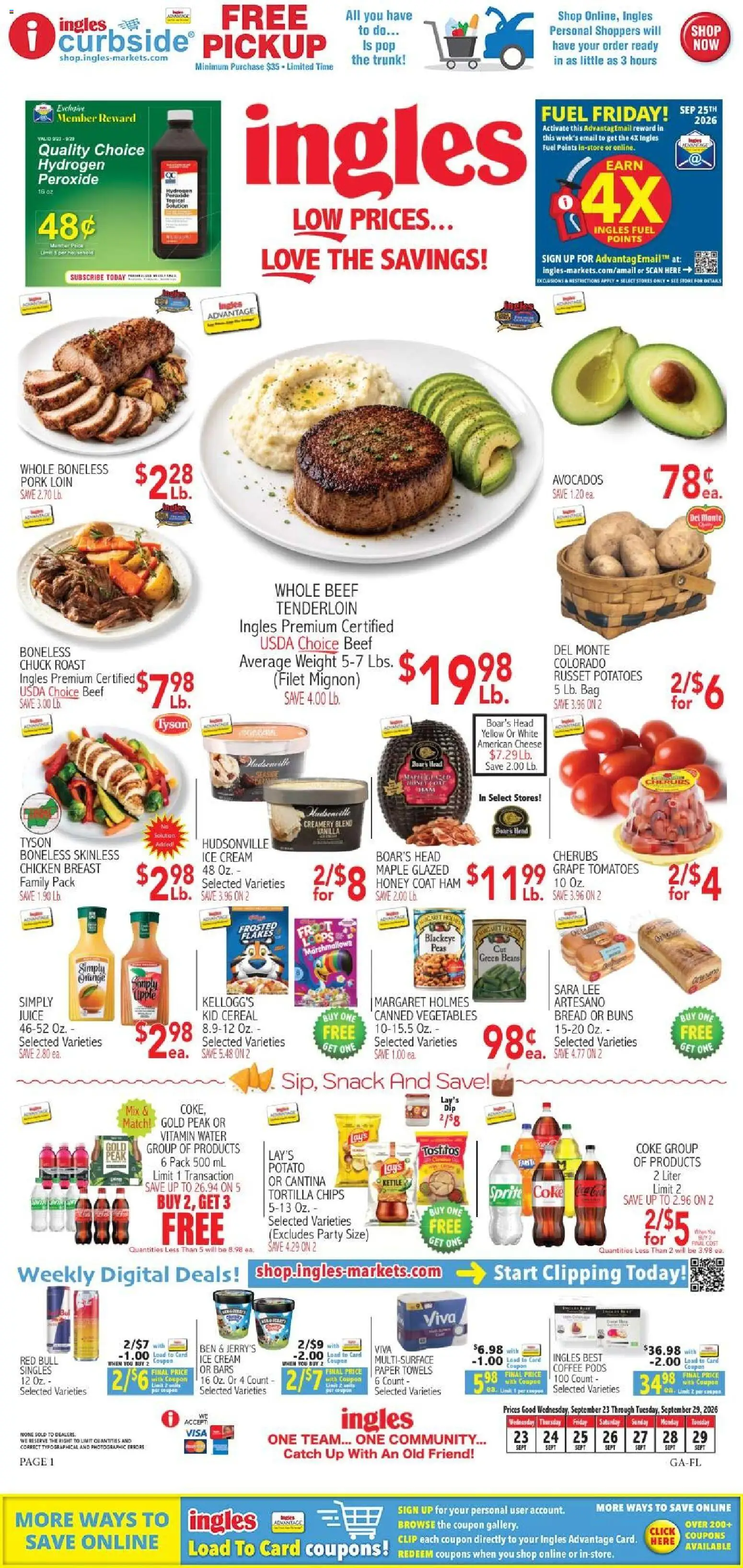 Ad Preview of Ingles Ingles Weekly Ad from 09/23/2026