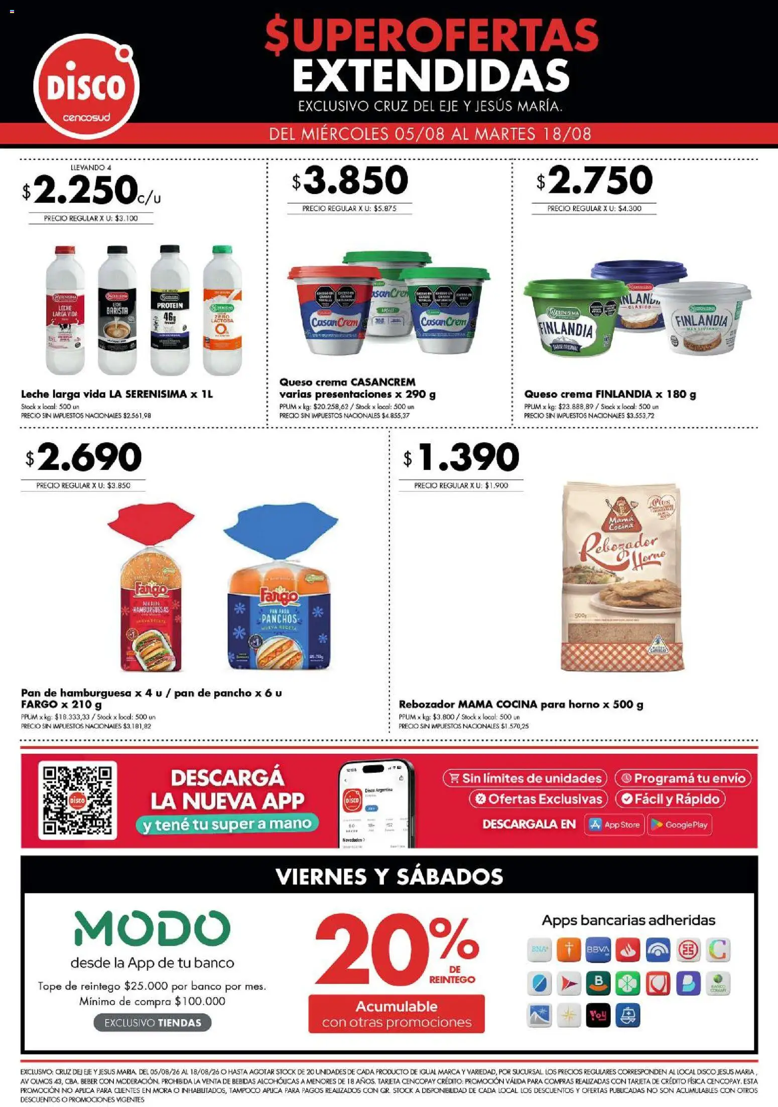 Vista previa del folleto de la tienda Disco válido desde el 19/08/2026 