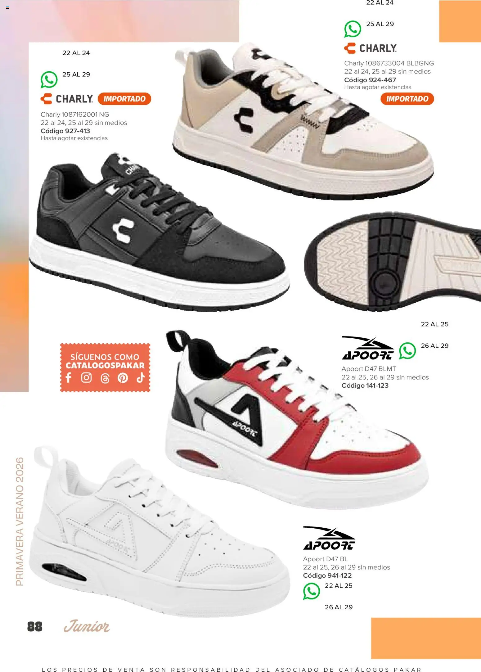 Vista previa las ofertas de la tienda SC Pakar - Catálogo Junior desde el 30/01/2026 