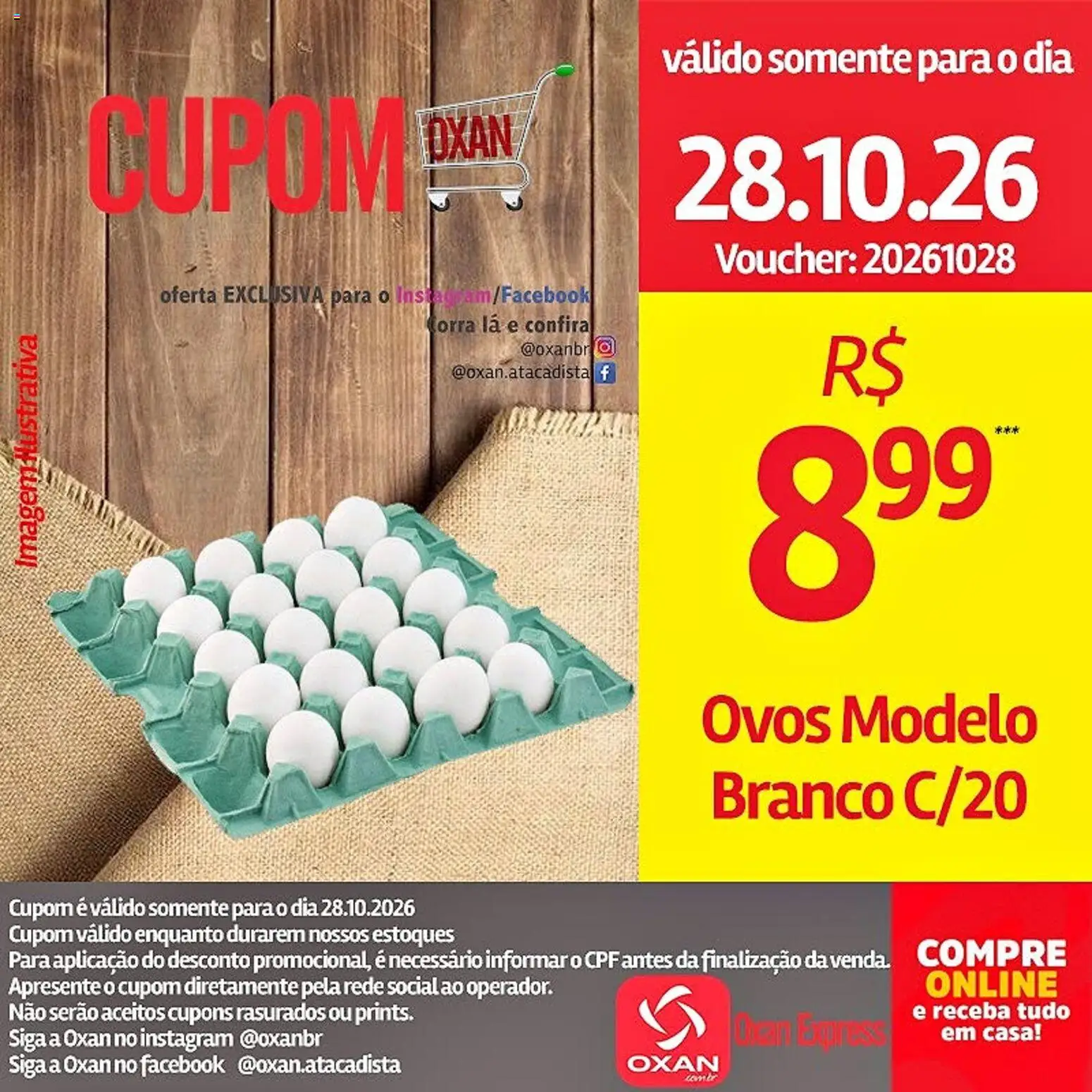 Pré-Visualização do folheto "Oxan Atacadista - Ofertas da semana" da loja Oxan Atacadista válido a partir de 28/10/2026