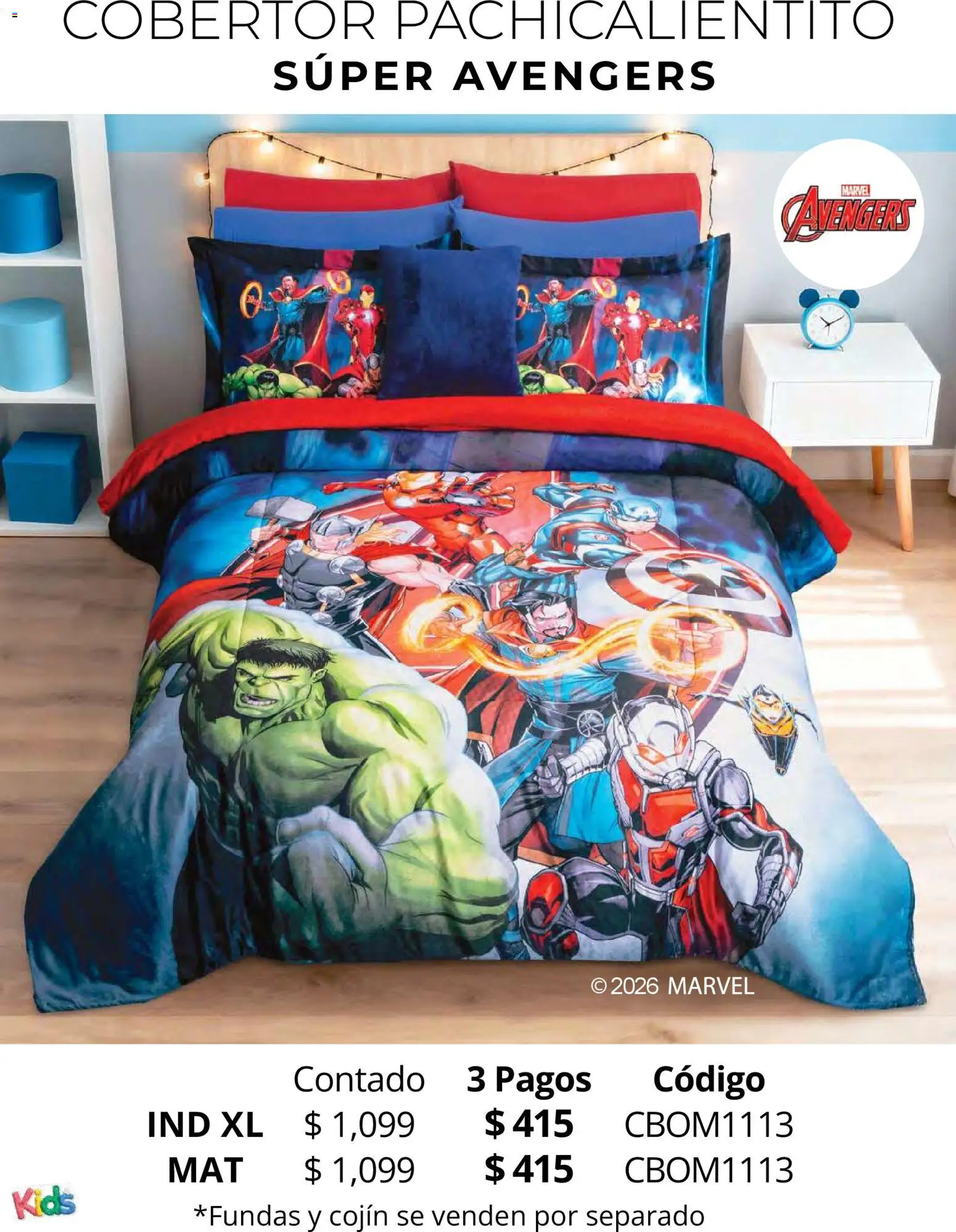Vista previa las ofertas de la tienda Colchas Concord - Colchas Concord catálogo Kids desde el 01/05/2026 - Cobertor