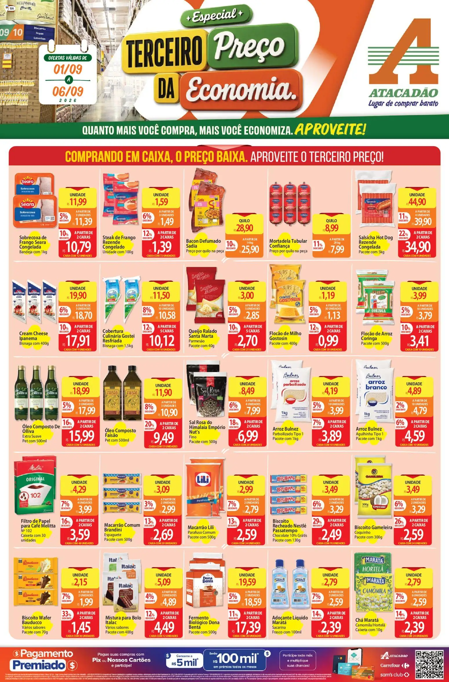 Pré-Visualização do folheto "Atacadão ofertas - BA" da loja Atacadão válido a partir de 01/09/2026
