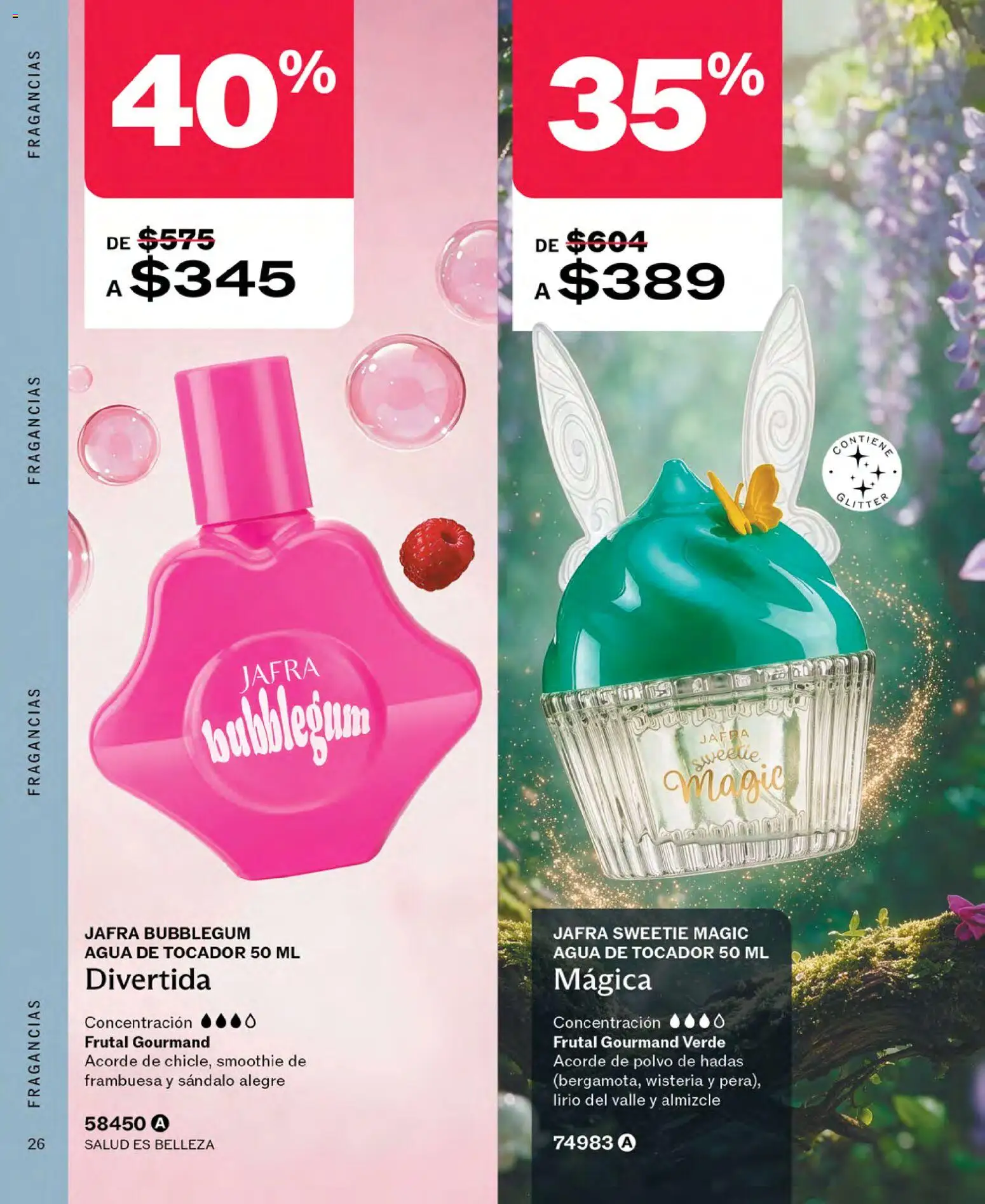 Vista previa las ofertas de la tienda JAFRA - JAFRA catálogo desde el 01/10/2026 - Agua, Perfume, Smoothie, Glitter, Polvo, Agua de tocador