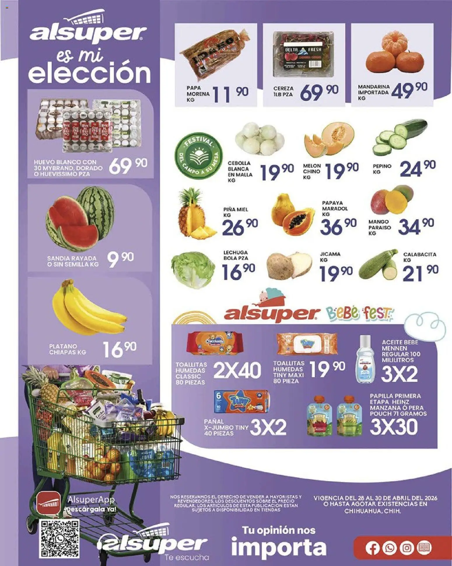 Vista previa las ofertas de la tienda Alsuper - Alsuper folleto Chihuahua-Ciudad desde el 28/04/2026 
