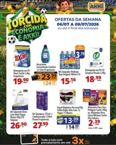 Pré-Visualização do folheto "Akki Atacadista - Ofertas da semana" da loja Akki Atacadista válido a partir de 06/07/2026
