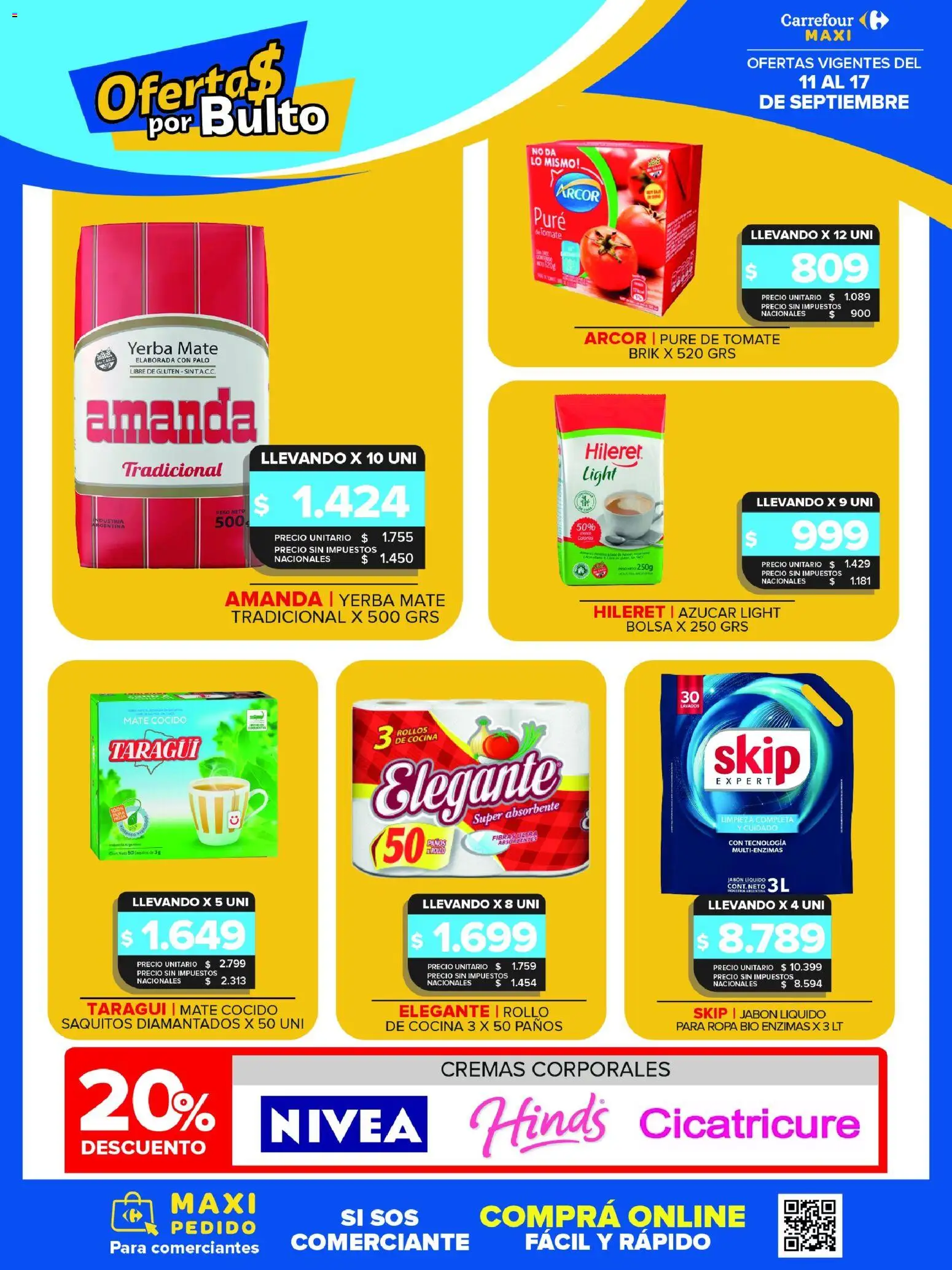 Vista previa del folleto de la tienda Carrefour Maxi válido desde el 11/09/2026 