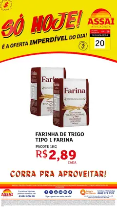 Pré-Visualização do folheto "Assaí Atacadista ofertas - GO" da loja Assaí Atacadista válido a partir de 20/07/2026