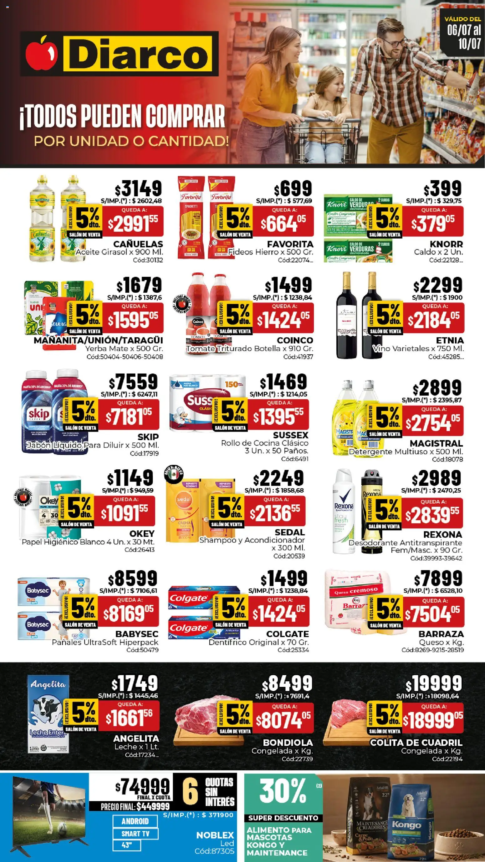 Vista previa del folleto de la tienda Diarco válido desde el 06/07/2026 