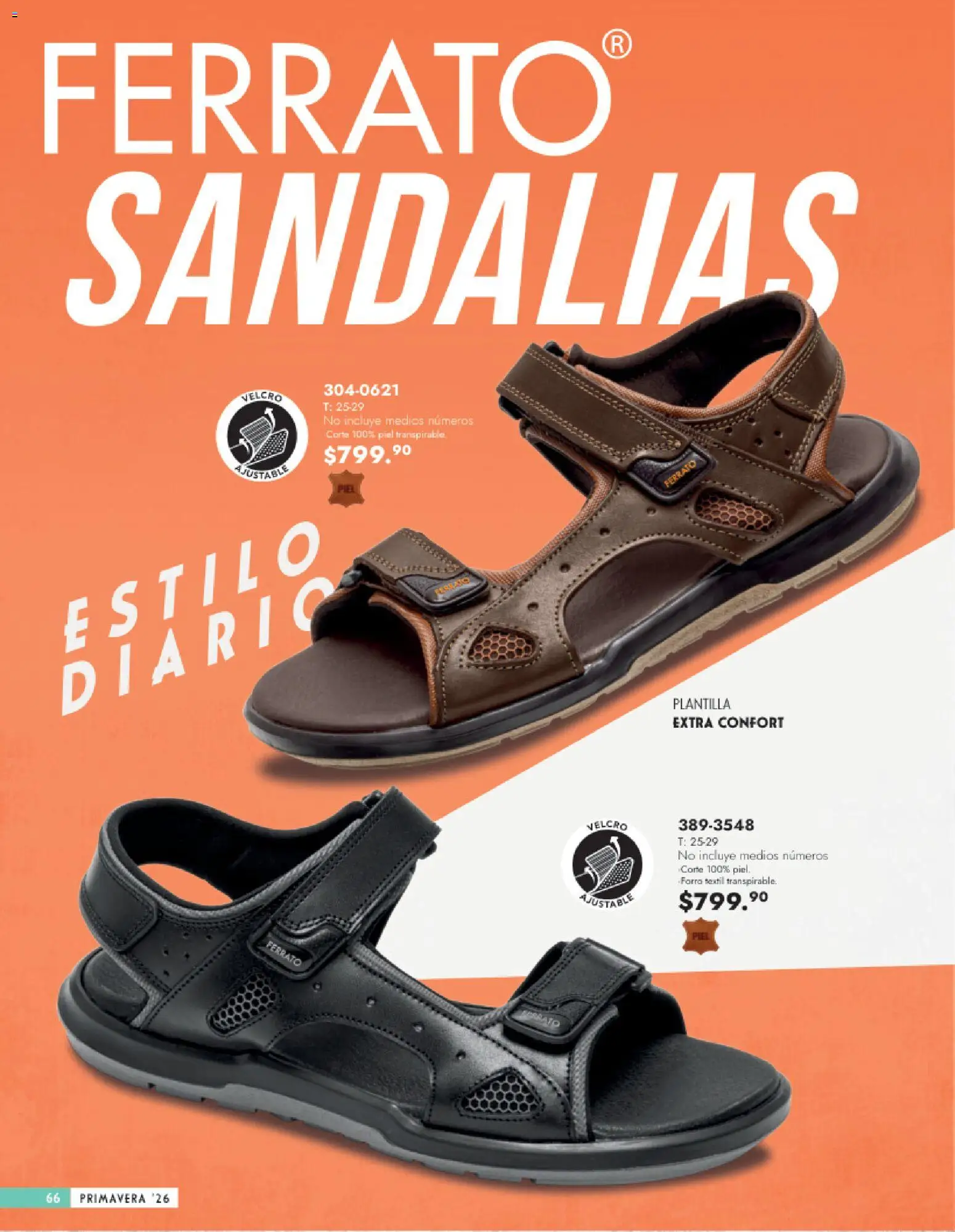 Vista previa las ofertas de la tienda Andrea - Catálogo Calzado Caballero desde el 25/01/2026 - Sandalias