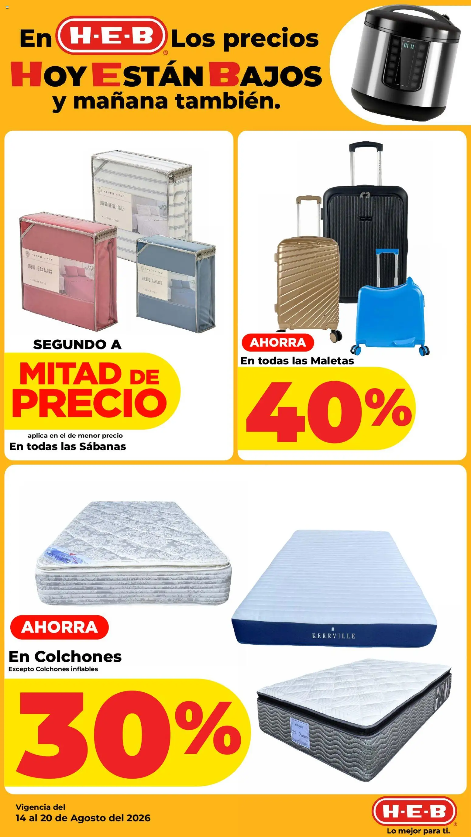 Vista previa las ofertas de la tienda H-E-B - H-E-B folleto desde el 14/08/2026 