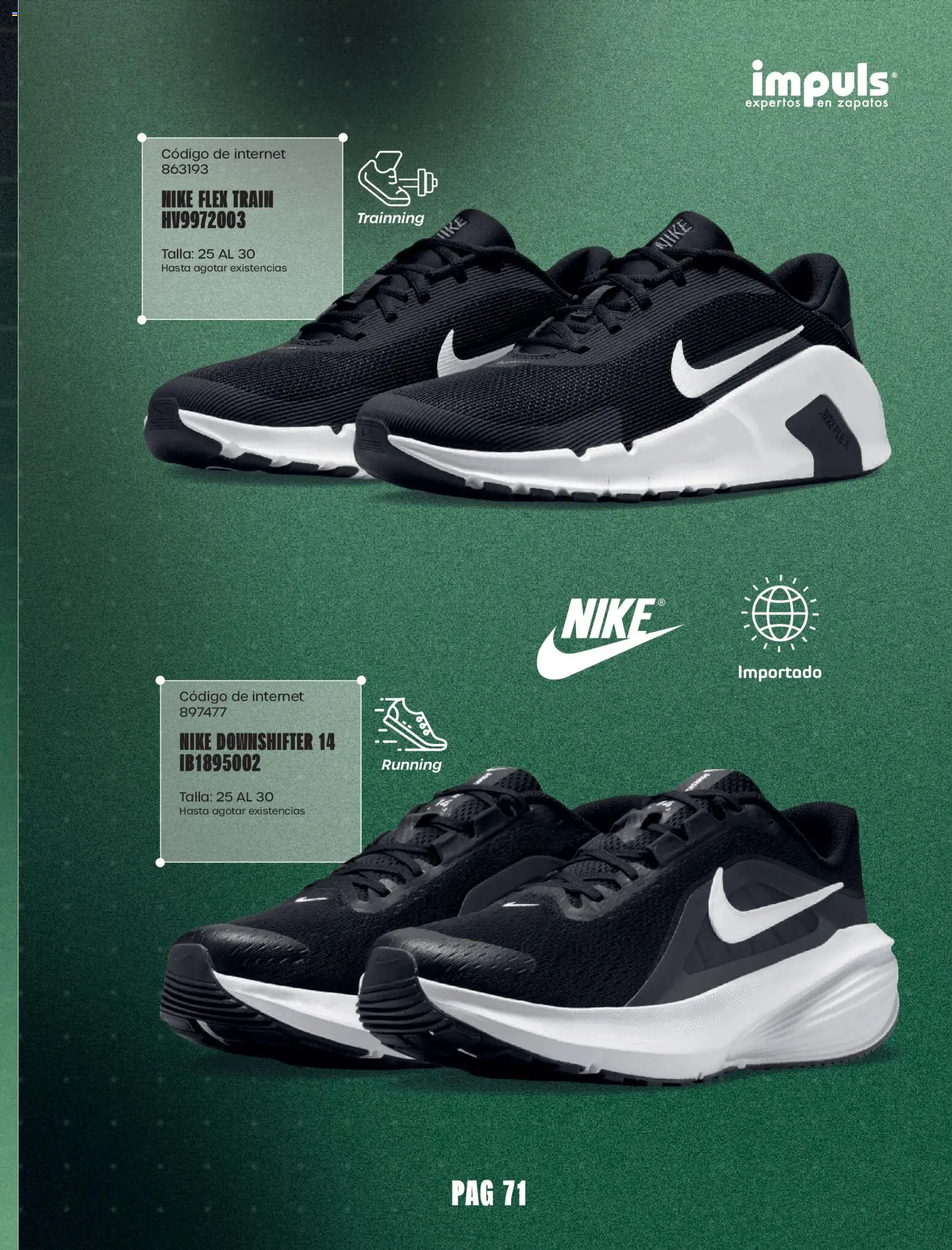 Vista previa las ofertas de la tienda Impuls - Impuls catálogo Urban Sport desde el 01/09/2026 - Zapatos