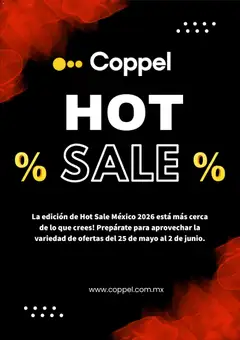 Vista previa las ofertas de la tienda Coppel - Coppel Hot Sale aviso desde el 05/05/2026 