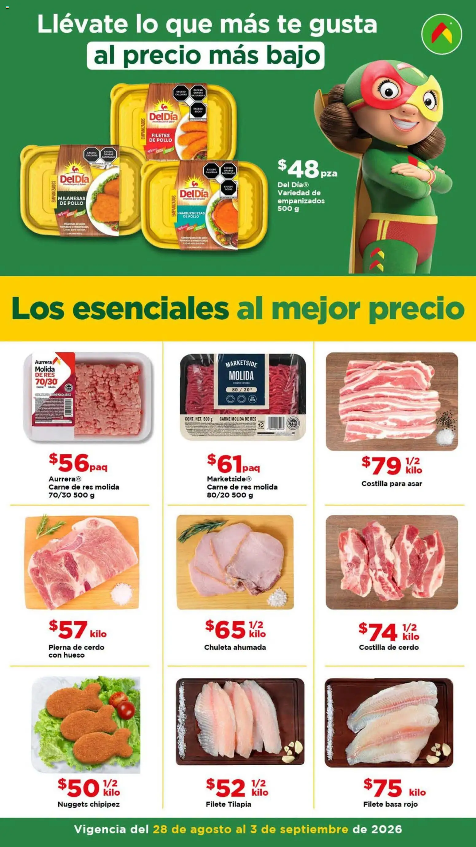 Vista previa las ofertas de la tienda Bodega Aurrerá - Bodega Aurrerá folleto Precio más bajo siempre desde el 28/08/2026 
