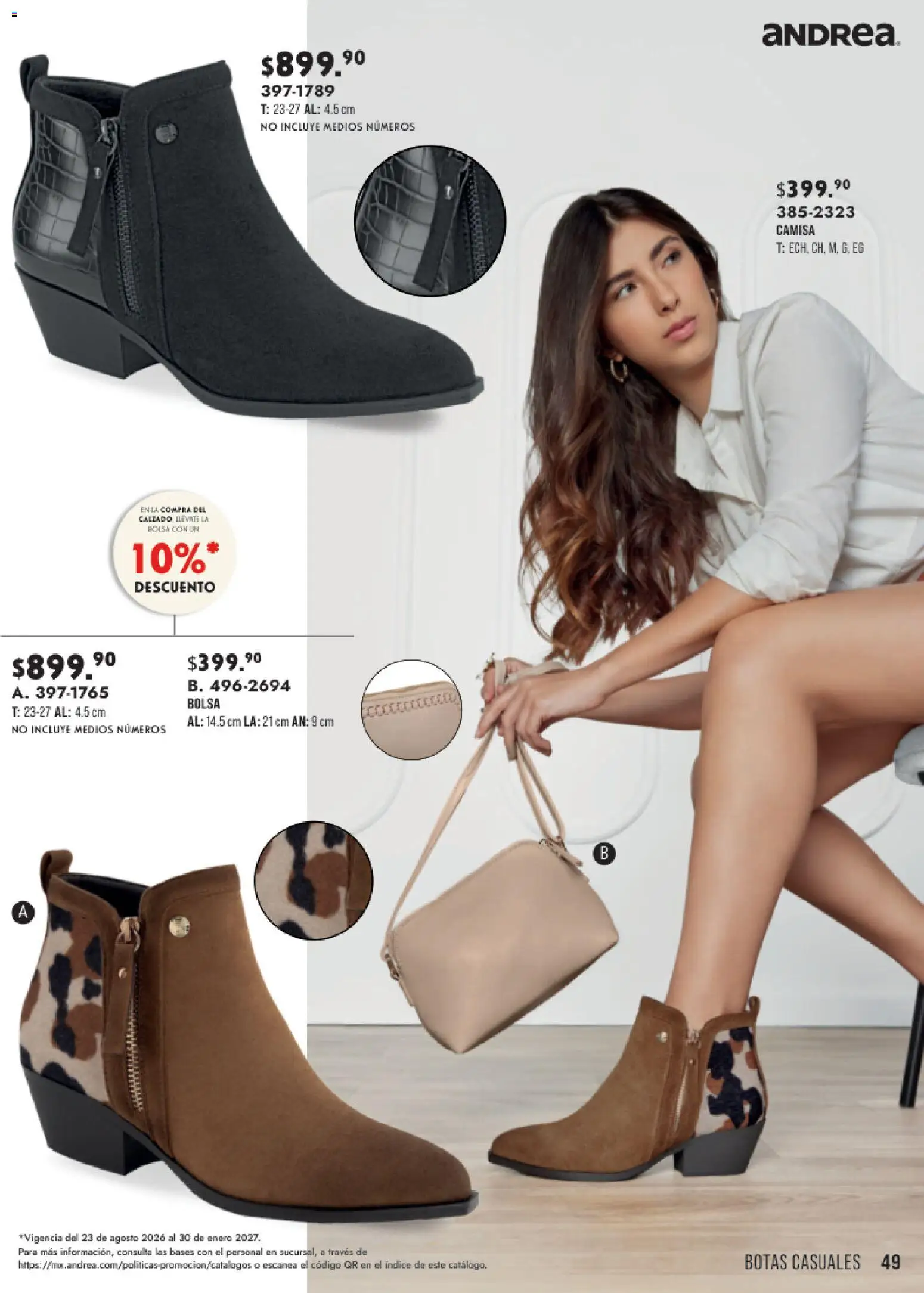 Vista previa las ofertas de la tienda Andrea - Andrea catálogo Otoño Invierno desde el 23/08/2026 