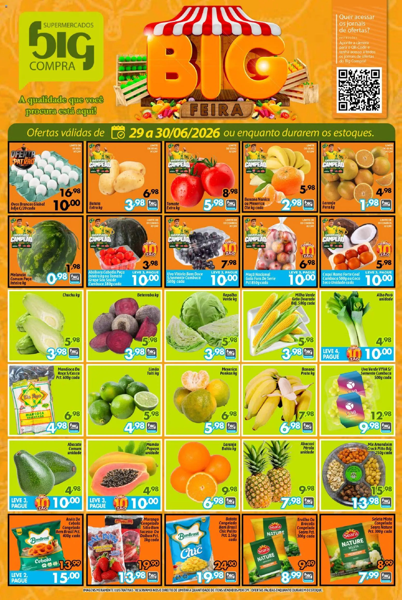 Pré-Visualização do folheto "Big Compra - Ofertas da semana" da loja Big Compra válido a partir de 29/06/2026