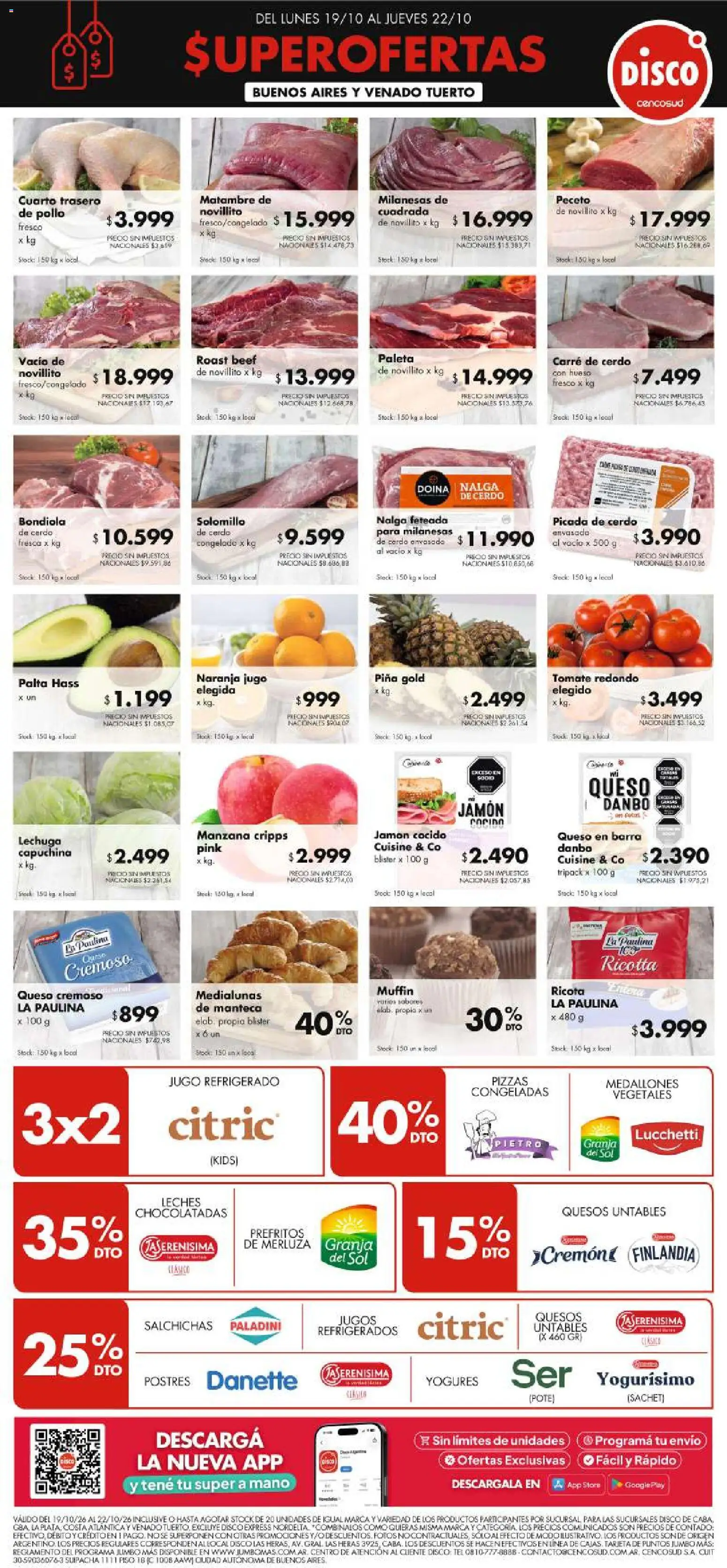 Vista previa del folleto de la tienda Disco válido desde el 19/10/2026 